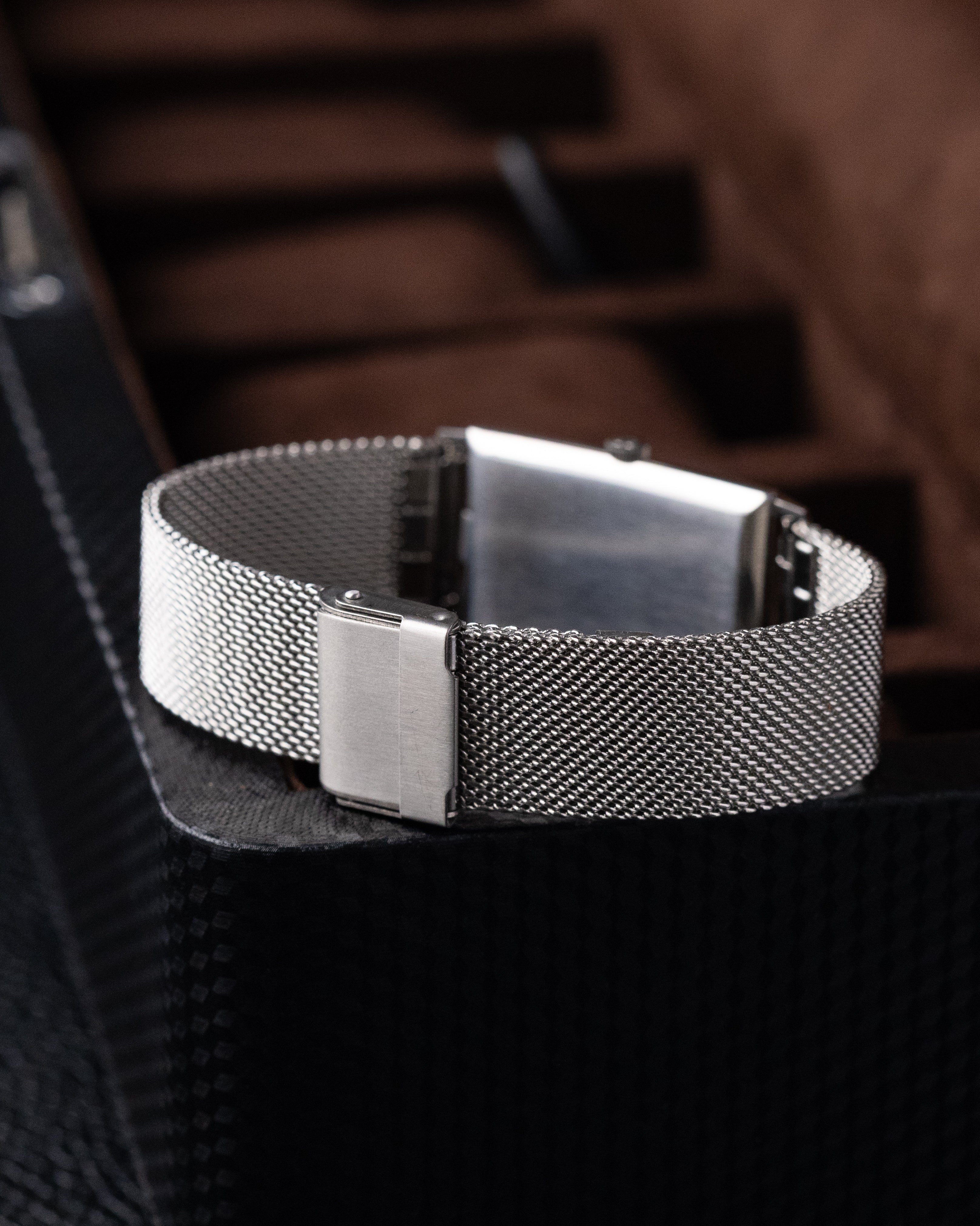 Vintage Omega Art Deco Tank, Swiss Watch, Curved Steel Case, Silver Dial, Cal. 620 from 1966 - DuMarko