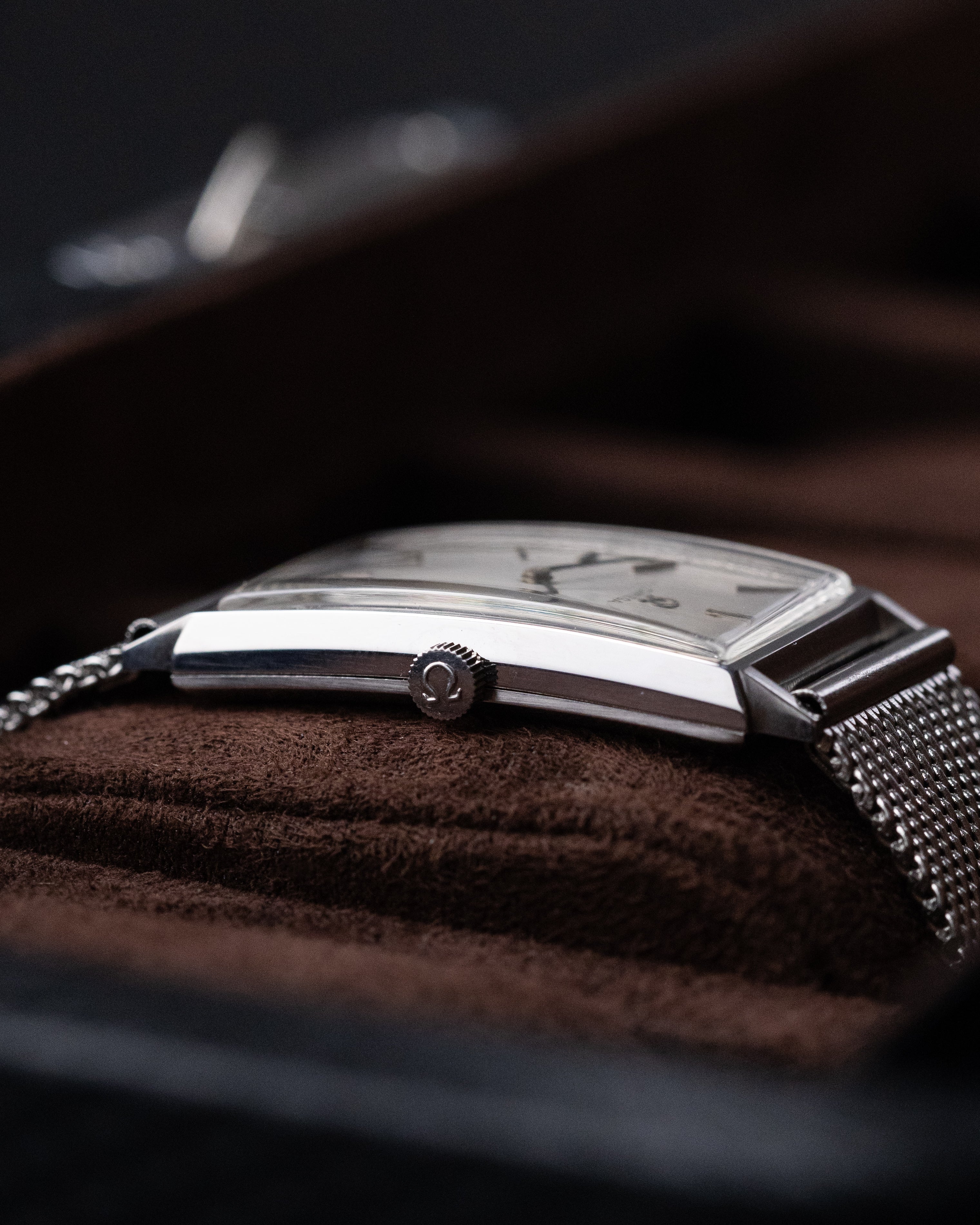 Vintage Omega Art Deco Tank, Swiss Watch, Curved Steel Case, Silver Dial, Cal. 620 from 1966 - DuMarko