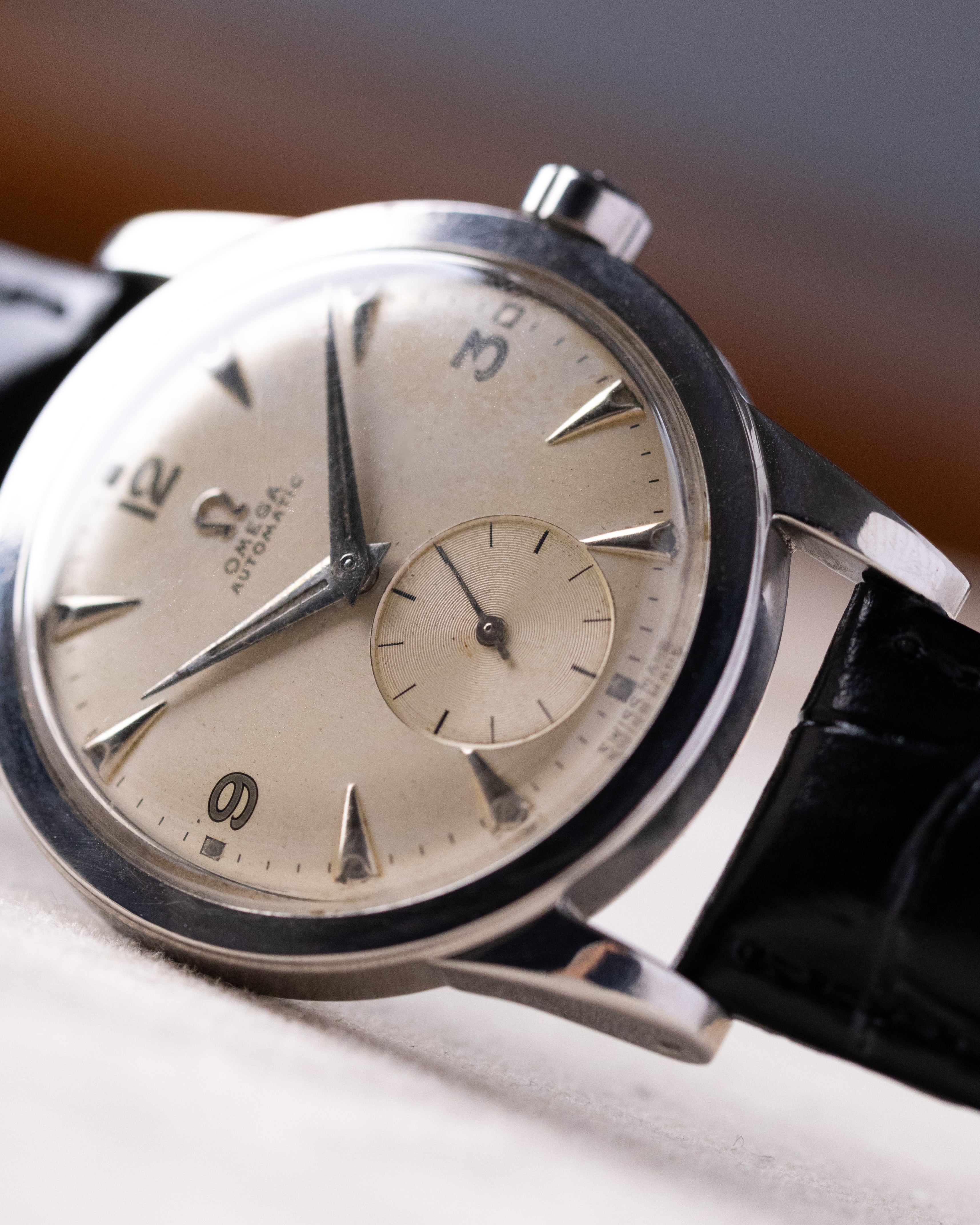 Vintage Omega Automatic, Ref. 2576 - 10, Patina Dial, Sub Seconds, Bumper Cal. 344 Circa 1952 - DuMarko