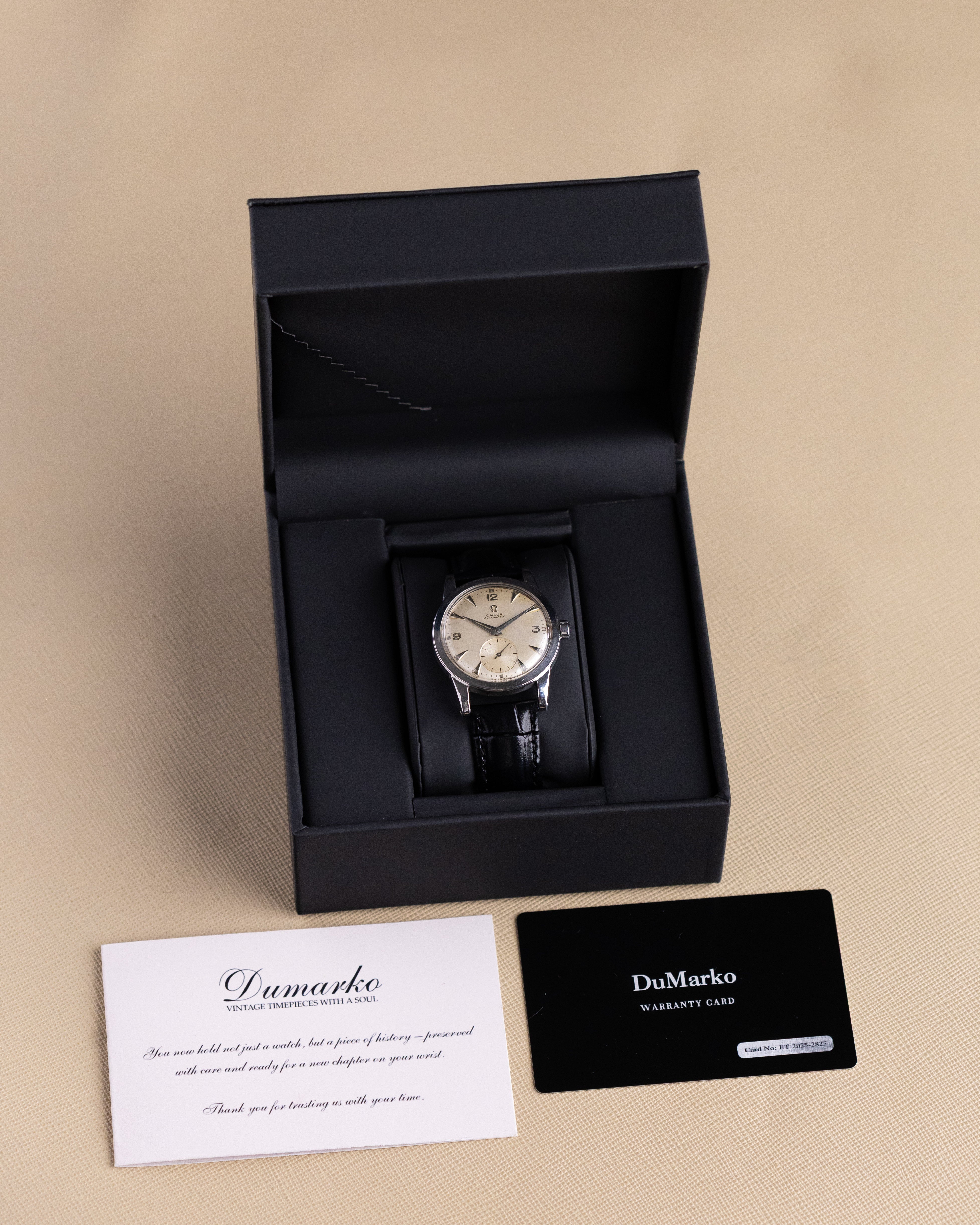 Vintage Omega Automatic, Ref. 2576 - 10, Patina Dial, Sub Seconds, Bumper Cal. 344 Circa 1952 - DuMarko