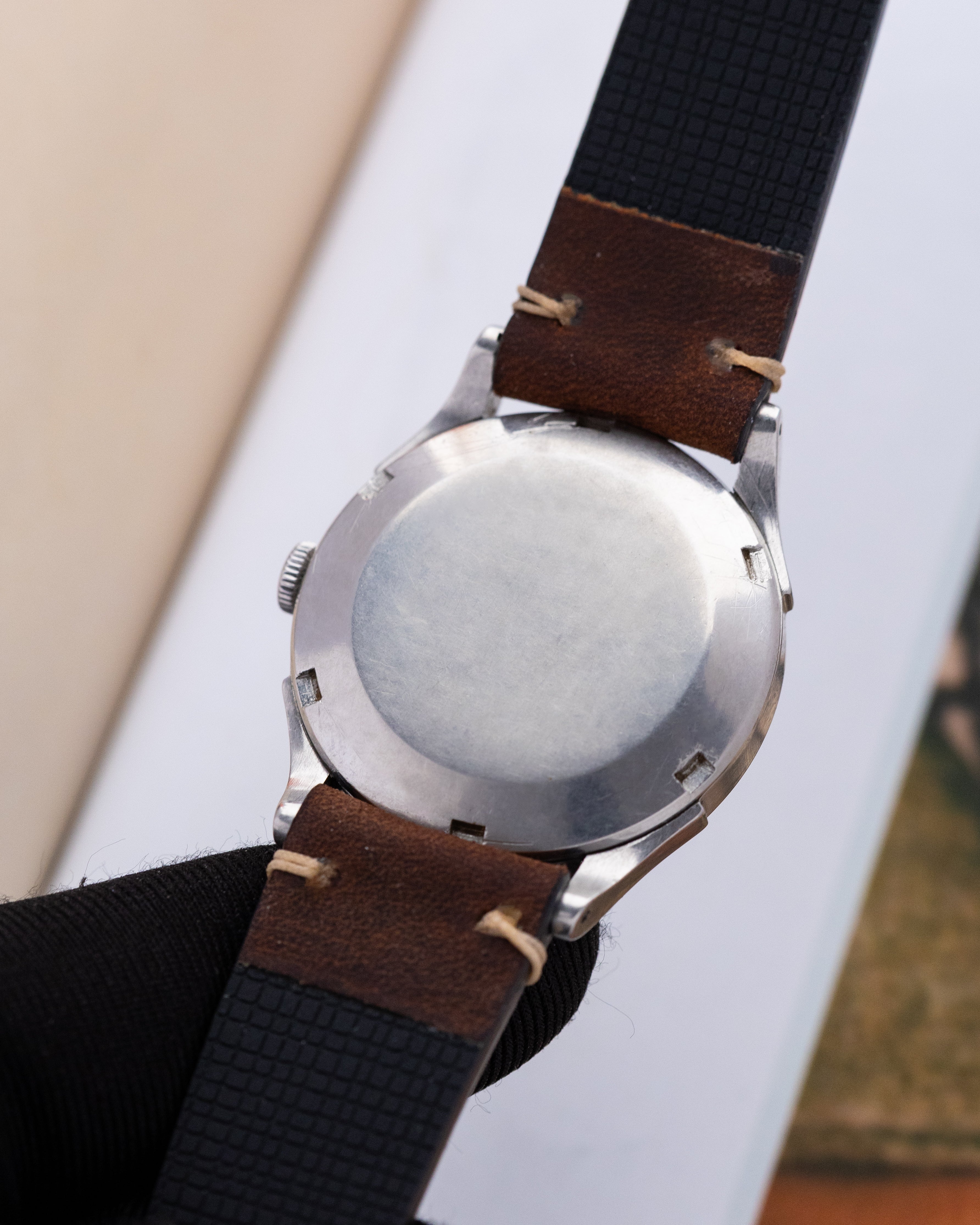 Vintage Omega Bumper Automatic, Two - tone Radium Dial, Ref. 2438 - 2 from 1944 - DuMarko