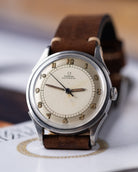 Vintage Omega Bumper Automatic, Two - tone Radium Dial, Ref. 2438 - 2 from 1944 - DuMarko