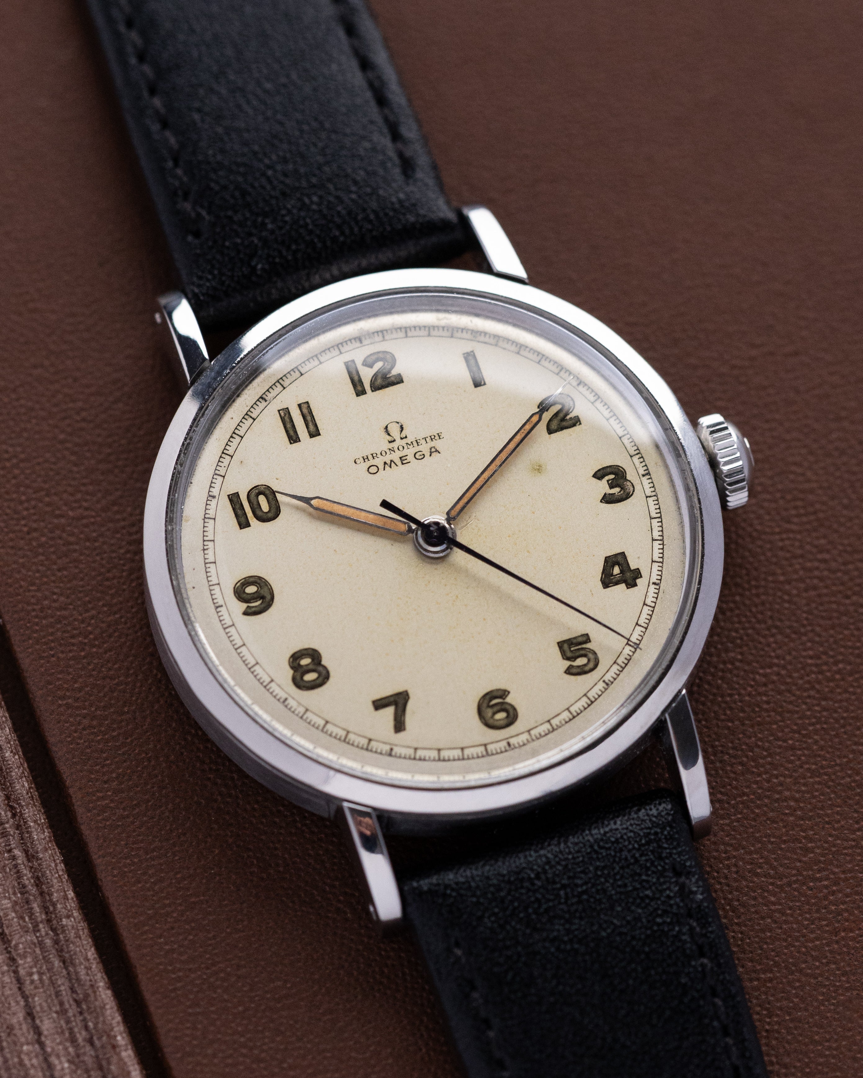 Vintage Omega Chronometer,Rare Ref. 2410 - 1, Radium Dial, Cal. 30T2 RG from 1944 - DuMarko