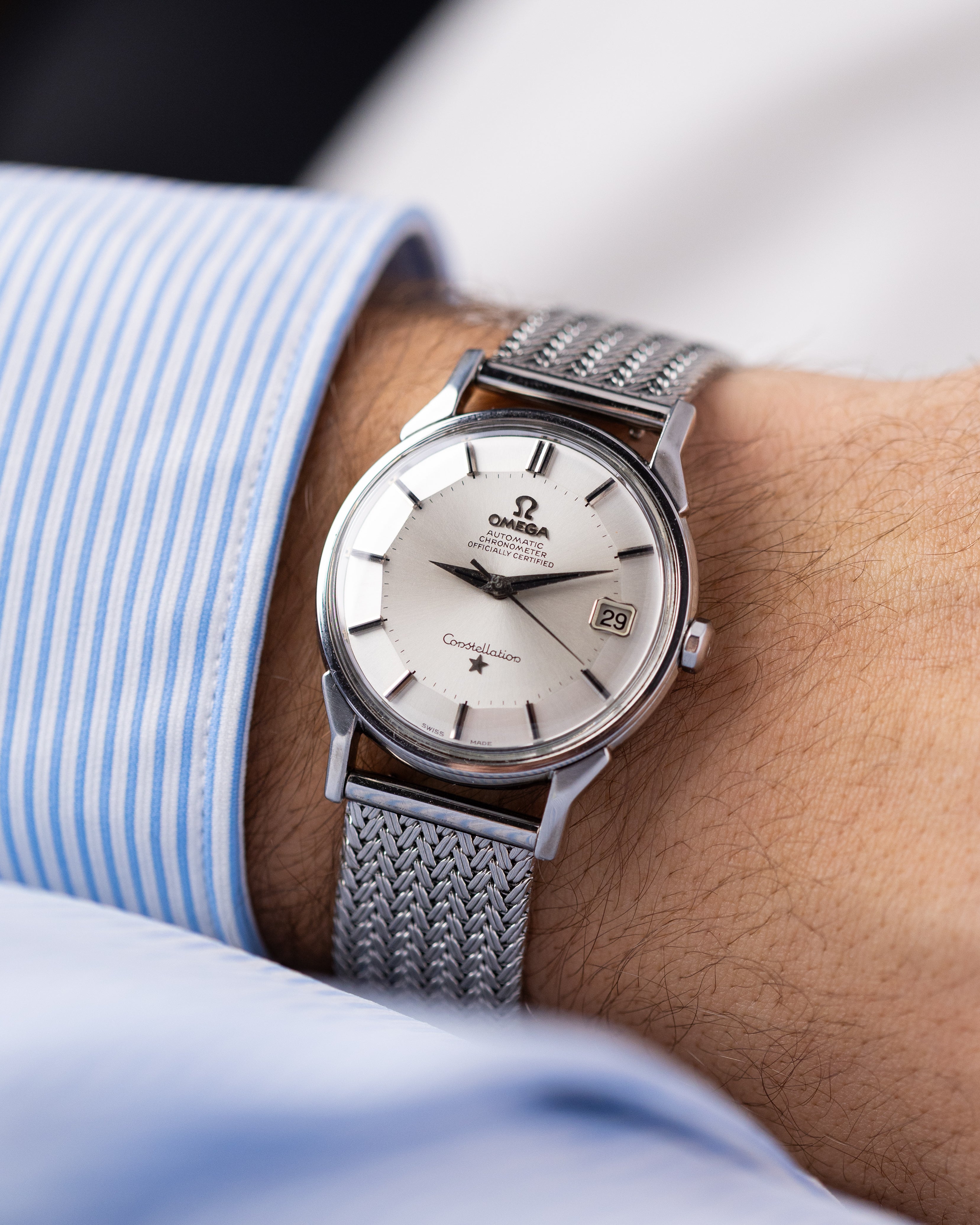 Vintage Omega Constellation Automatic Chronometer, Dog legs lugs, Pie Pan Dial from 1966 - DuMarko
