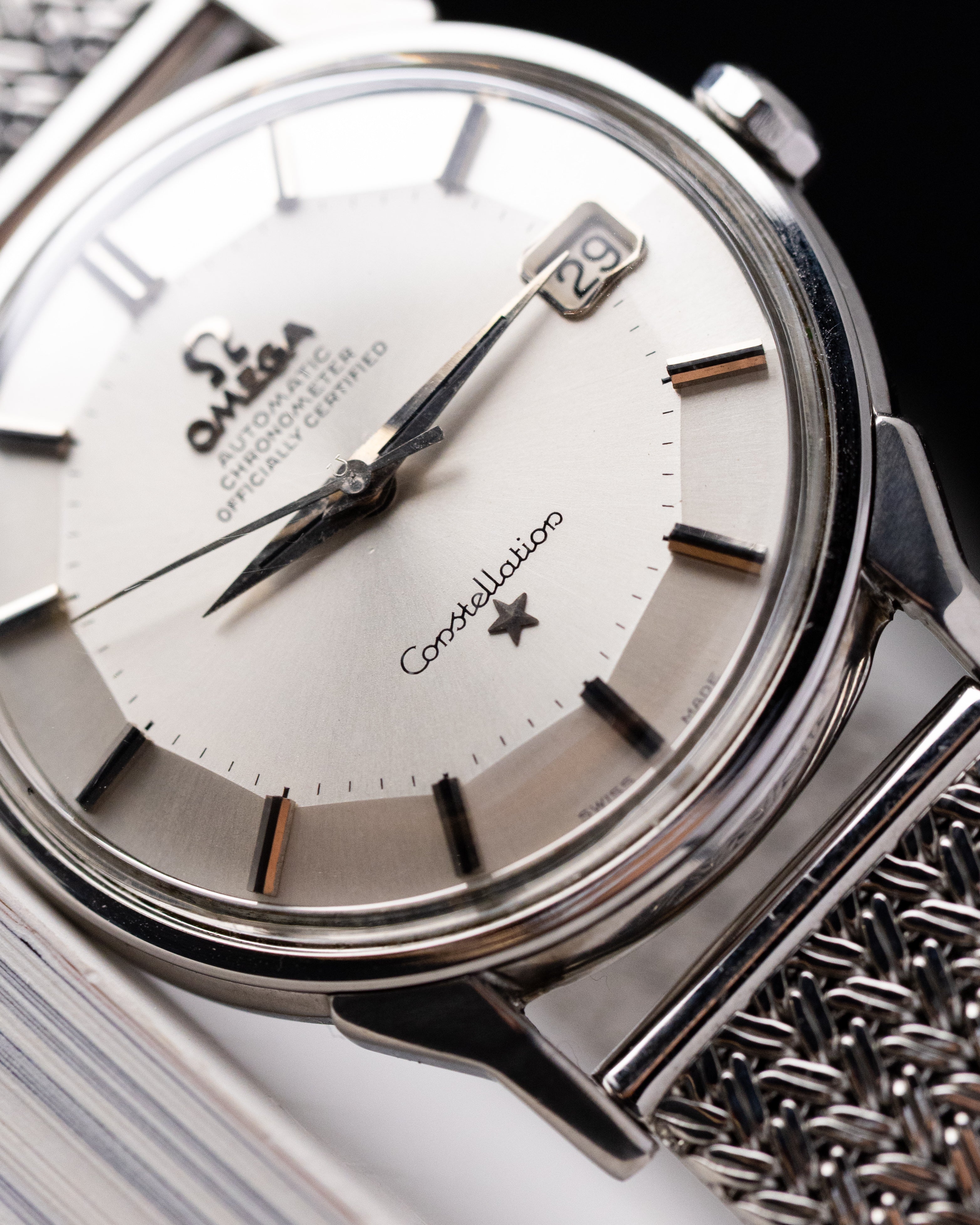 Vintage Omega Constellation Automatic Chronometer, Dog legs lugs, Pie Pan Dial from 1966 - DuMarko