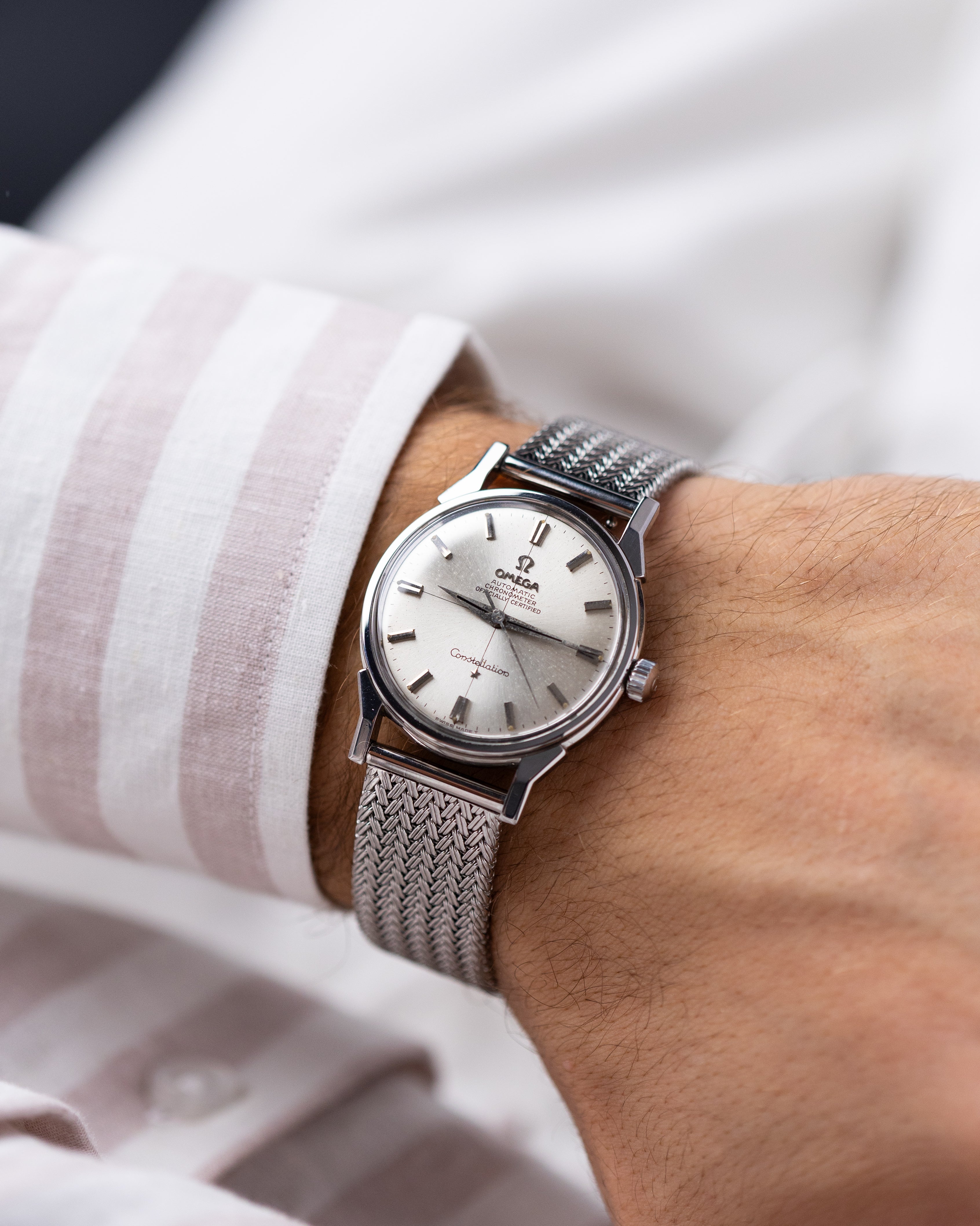 Vintage Omega Constellation Automatic, Swiss watch, Cal. 551, Stardust Patina, Ref 167.005 from 1966 - DuMarko