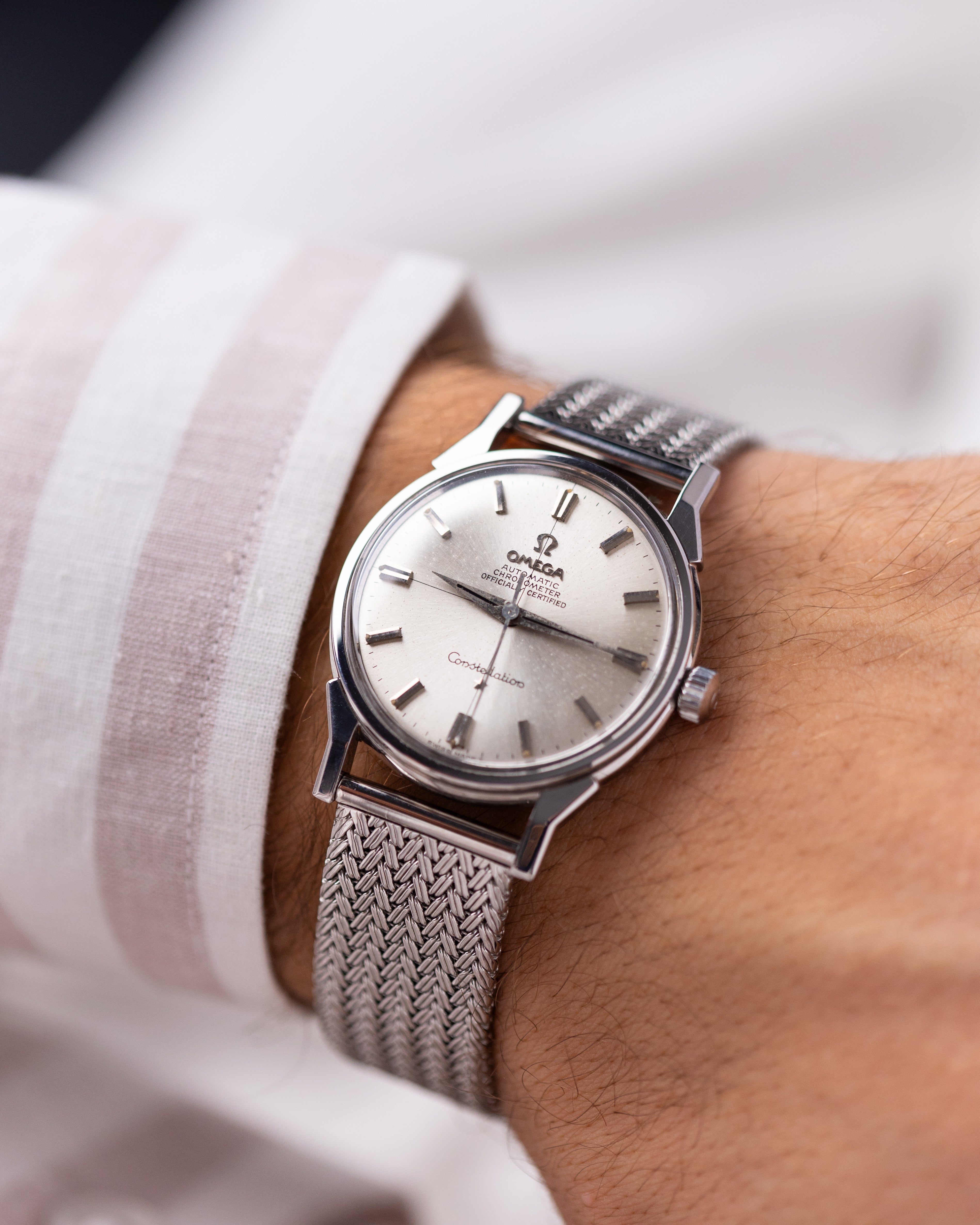 Vintage Omega Constellation Automatic, Swiss watch, Cal. 551, Stardust Patina, Ref 167.005 from 1966 - DuMarko