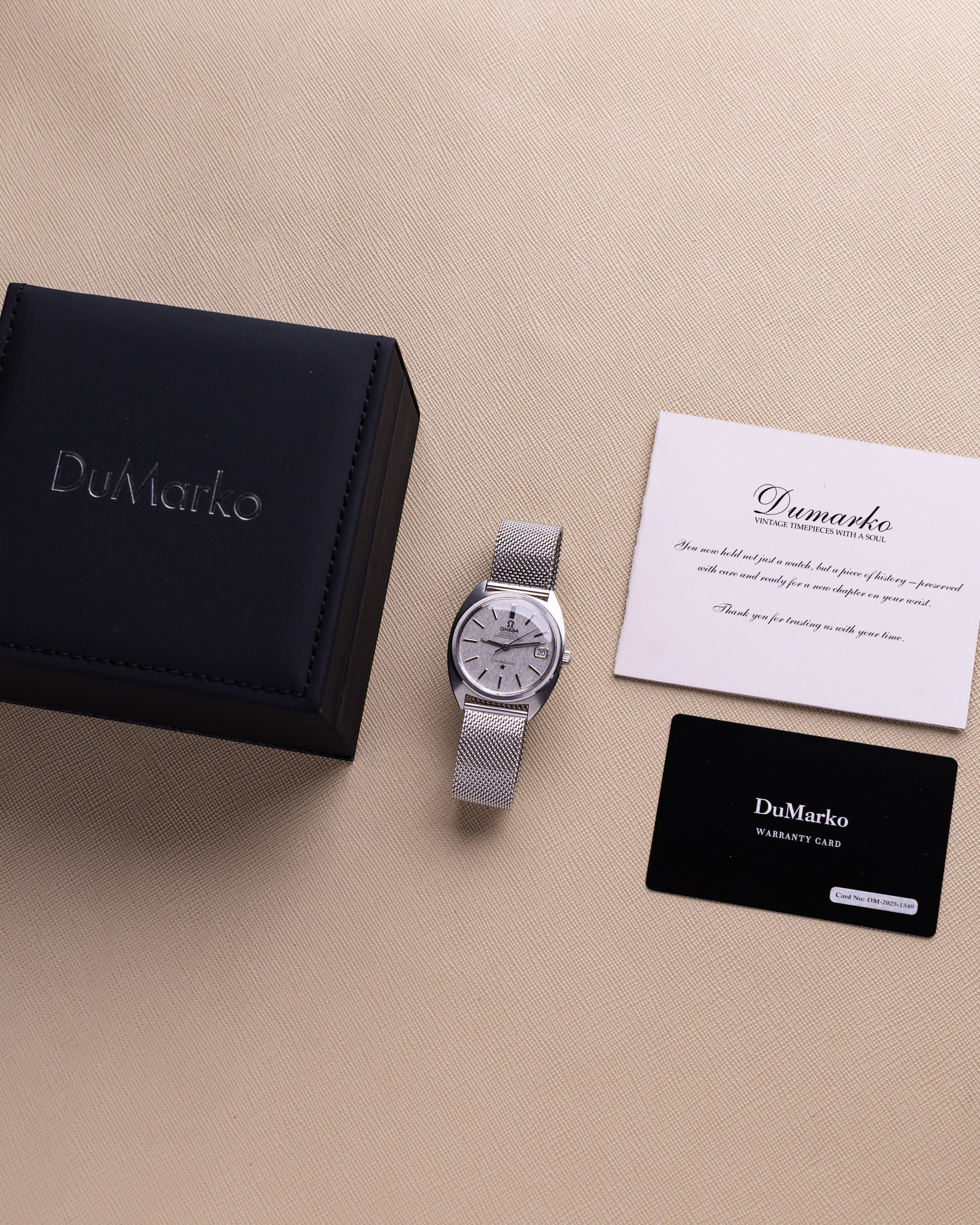 Vintage Omega Constellation C - shape, Cal. 564, Date Window, Rare "Frosty" Dial from 1960's - DuMarko