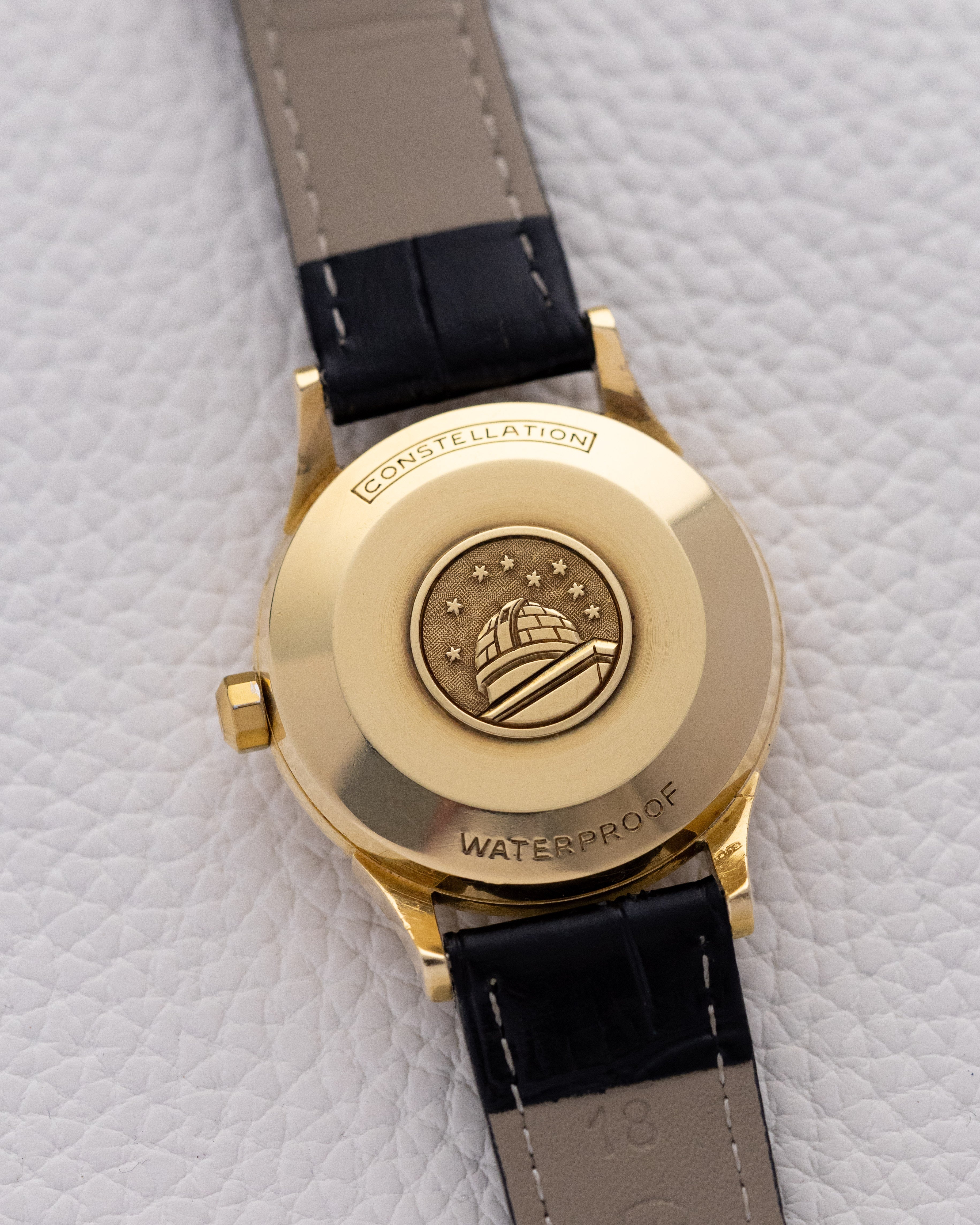 Vintage Omega Constellation Calendar, Two-tone dial, English 18K Gold Case, Caliber 504, from 1958 - DuMarko
