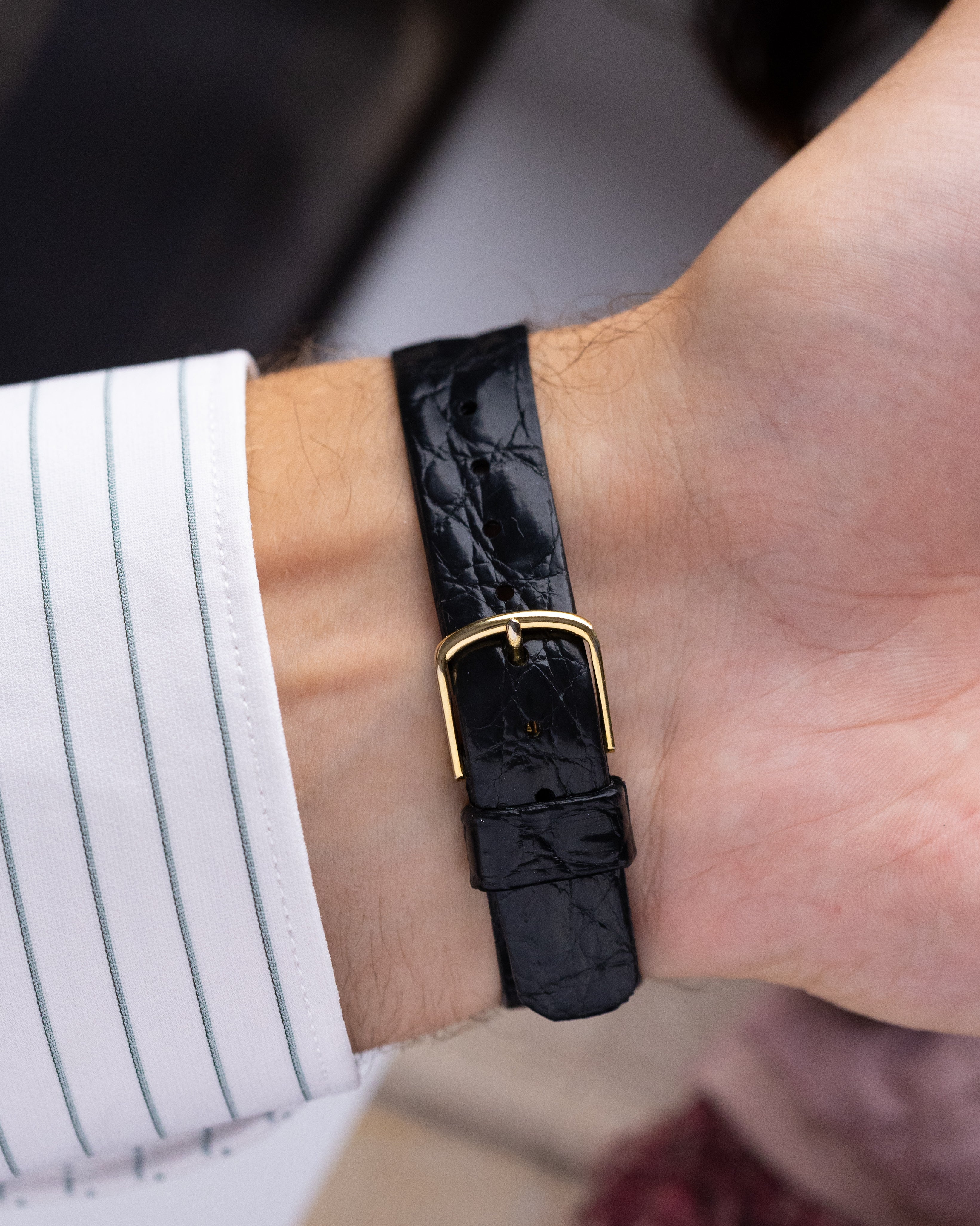 Vintage Omega De Ville Challenge Tank, Champagne guilloché dial from 1982 - DuMarko