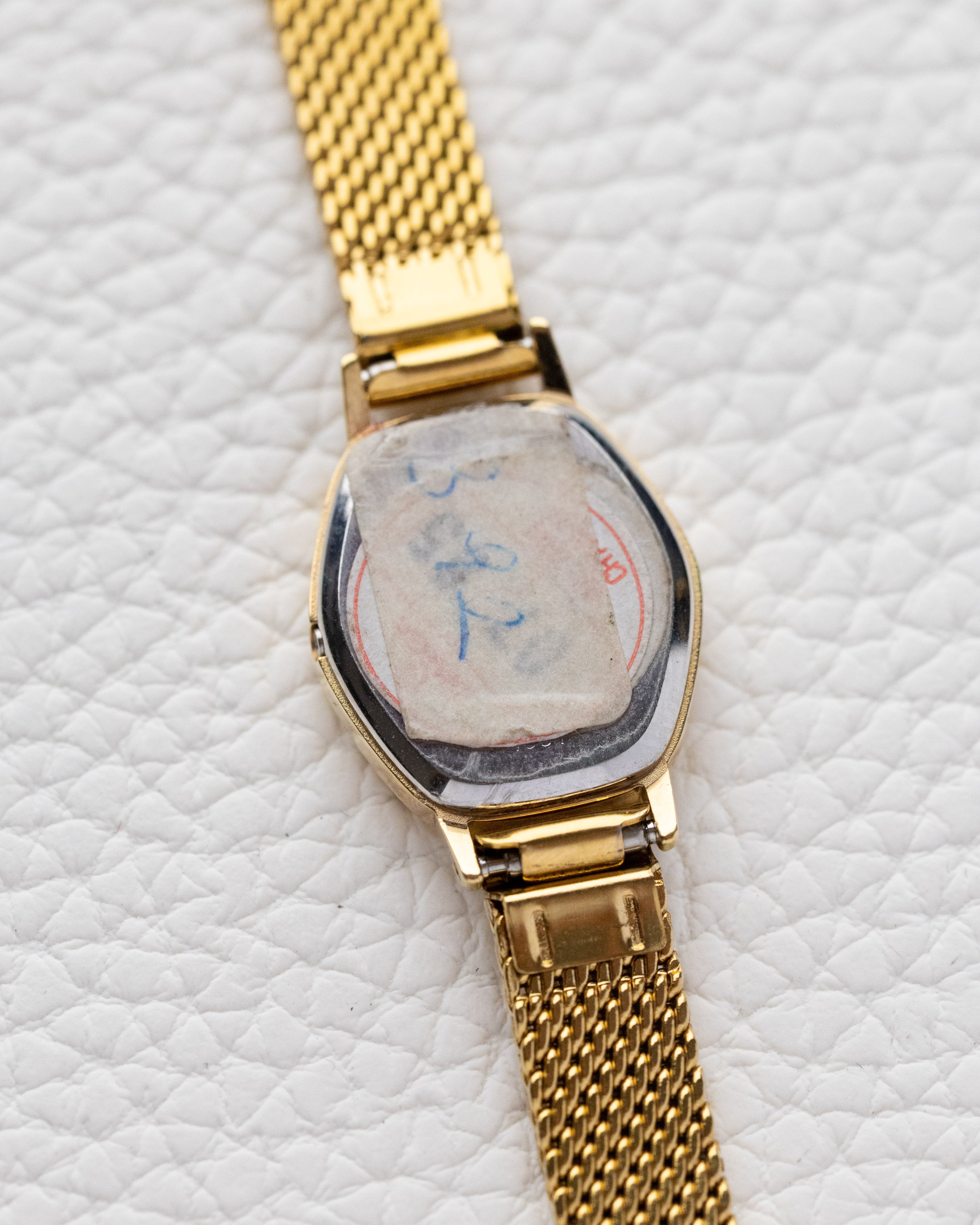 Vintage Omega De Ville Ladies Watch, NOS, Quartz Cal. 1367, Champagne Dial, Gold - Plated from 1984 - DuMarko