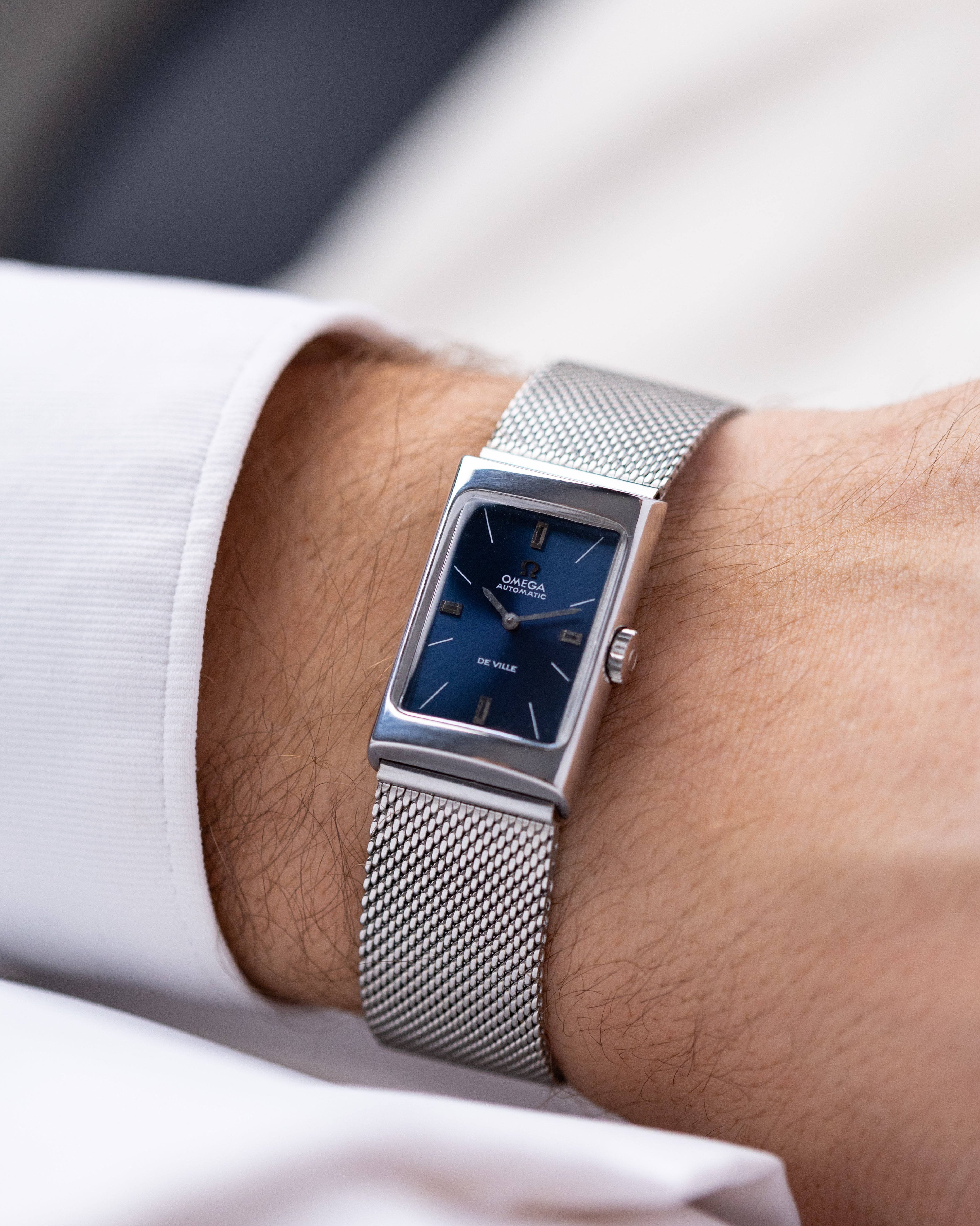 Vintage Omega De Ville, Sunburst Midnight Blue Dial, Automatic Cal. 671 from 1960’s - DuMarko