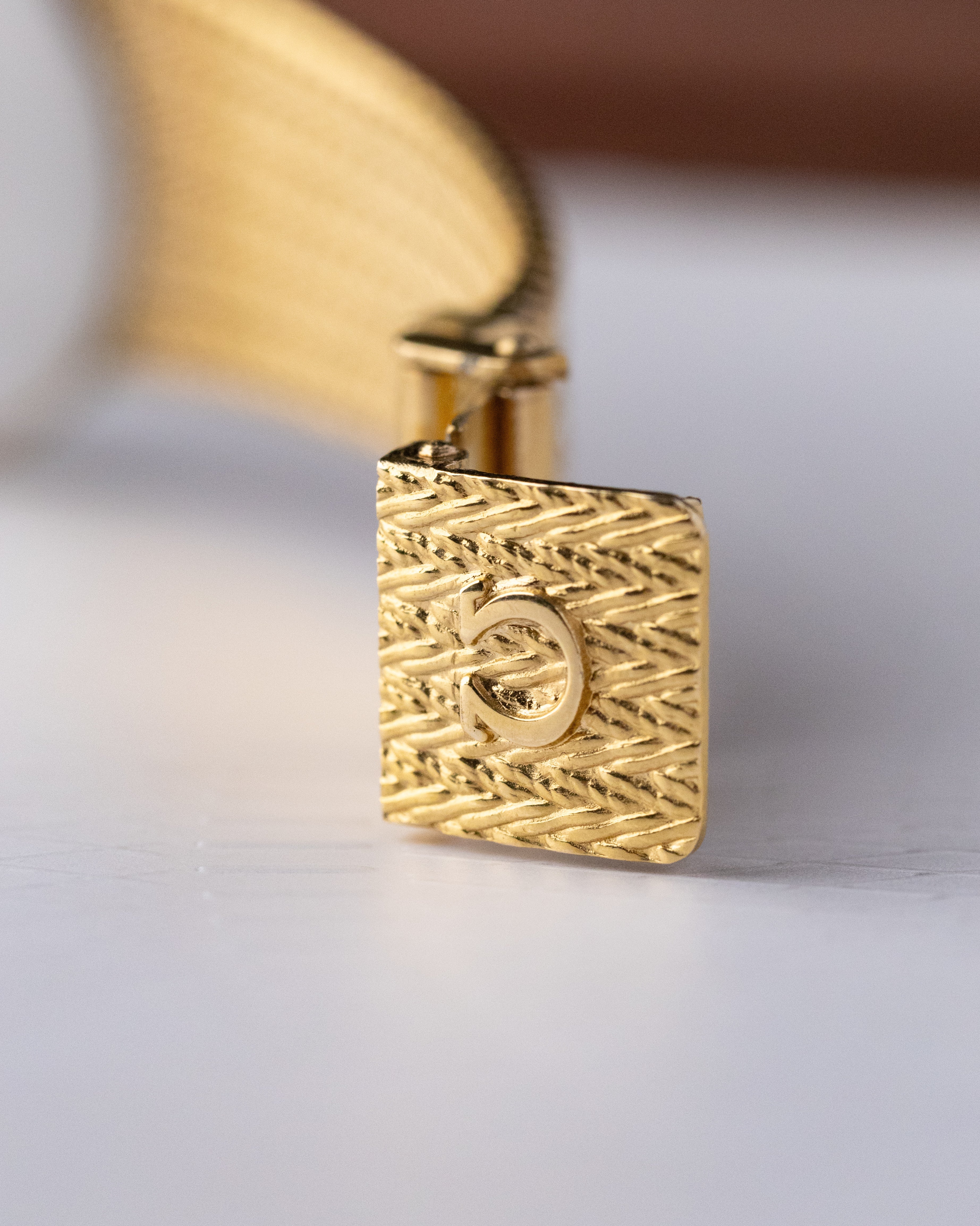 Vintage Omega De Ville Swiss Watch, Champagne crosshatched dial, Quartz Watch from 1980's - DuMarko