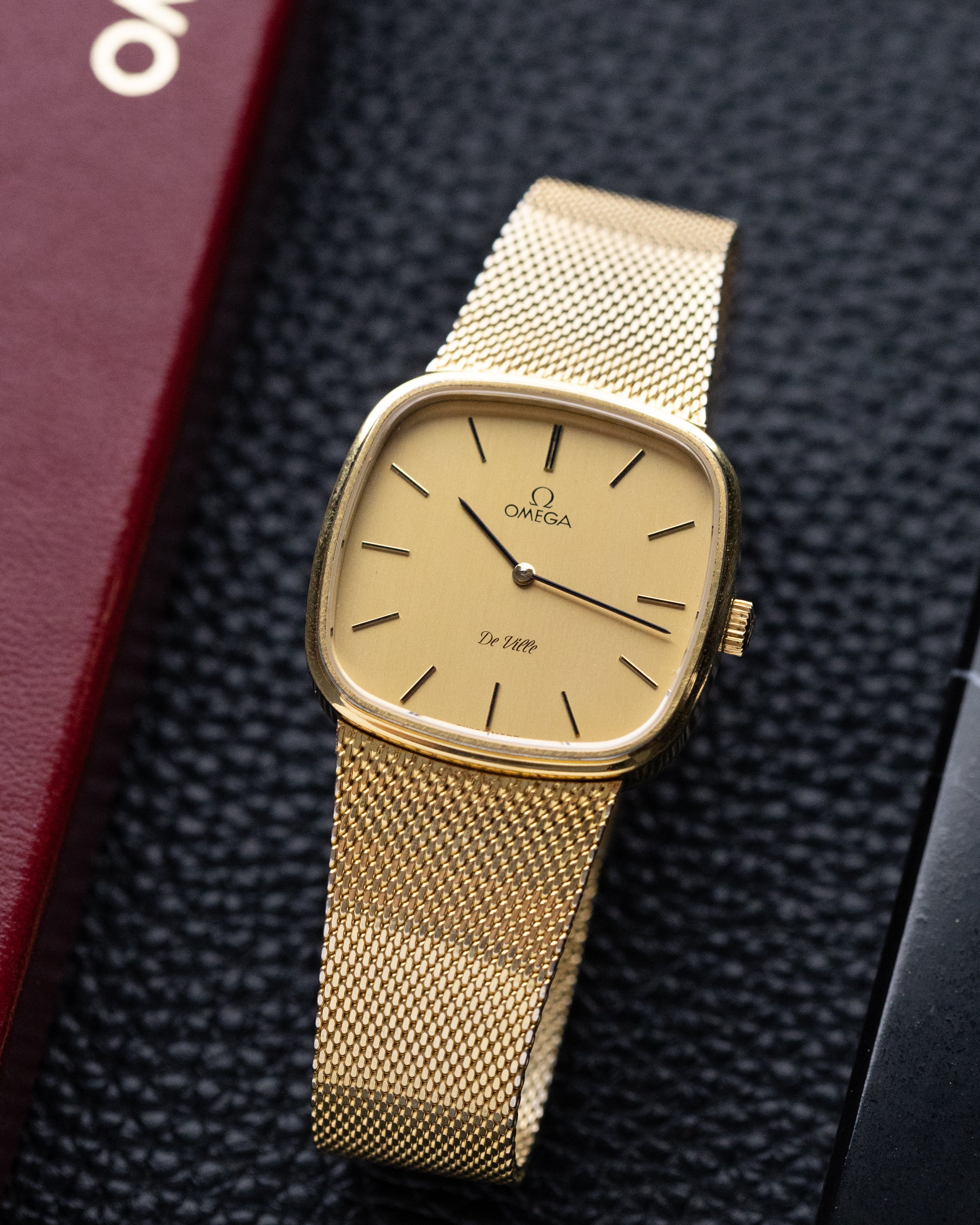 Vintage Omega De Ville Swiss Watch, Slim Gold - plated Case, Cal. 625 from 1980's - DuMarko