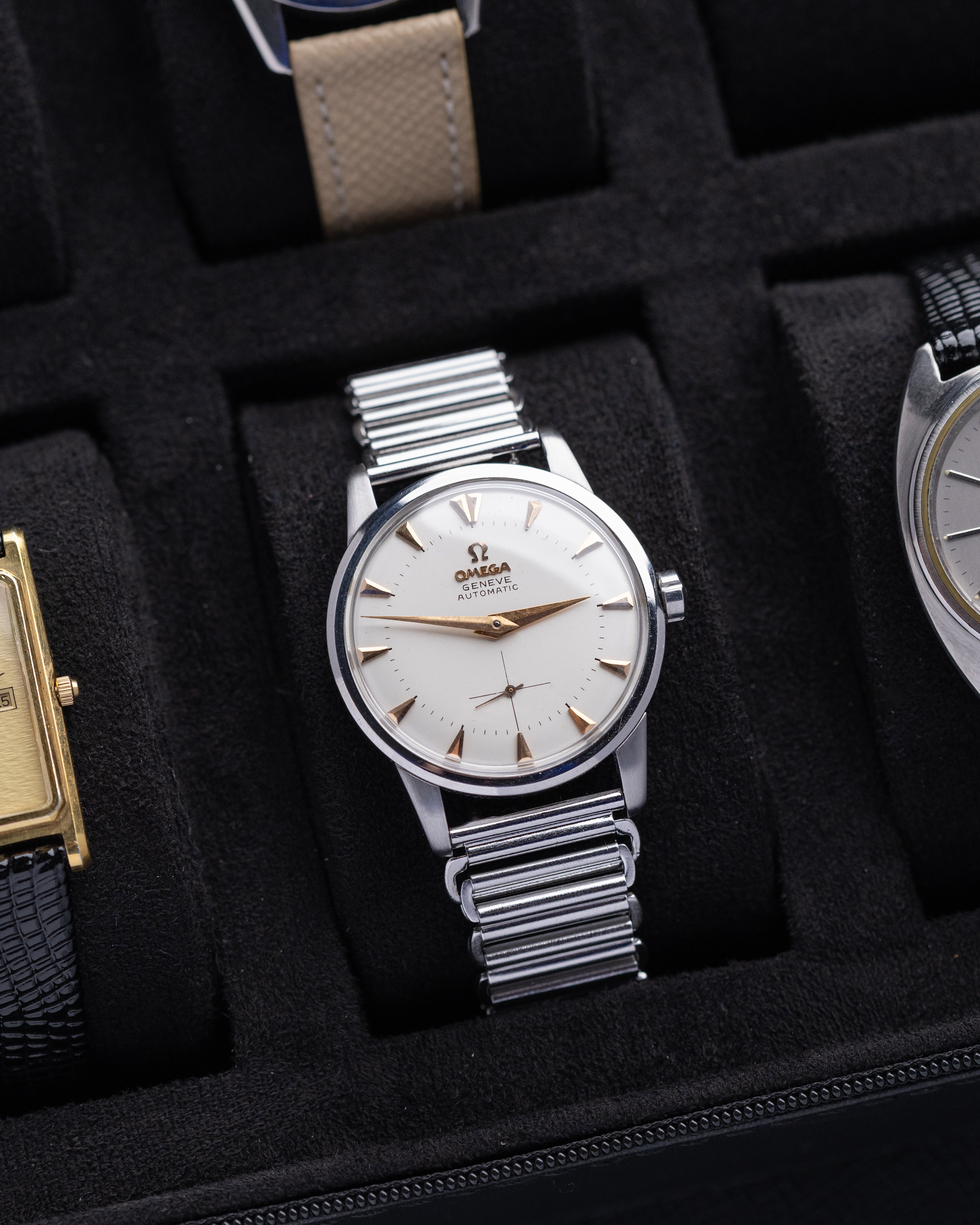 Vintage Omega Genève Automatic Swiss watch, Ref. 2981 - 1, Cal. 491 from 1958, Original Creamy Dial with Gold Markers - DuMarko