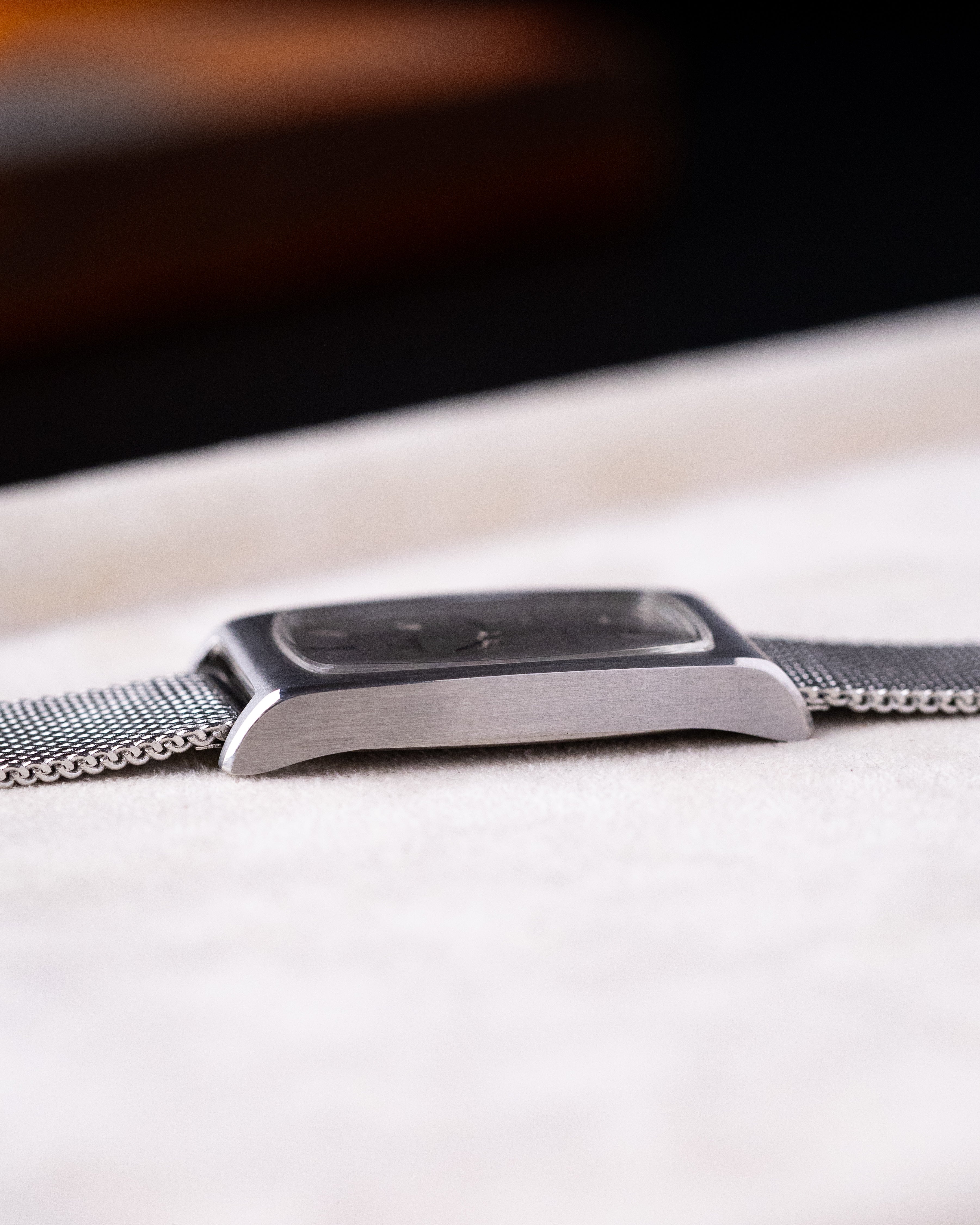 Vintage Omega Genève Oversized Tonneau Tank, Ref. 111.0110, Silver Dial from 1971 - DuMarko