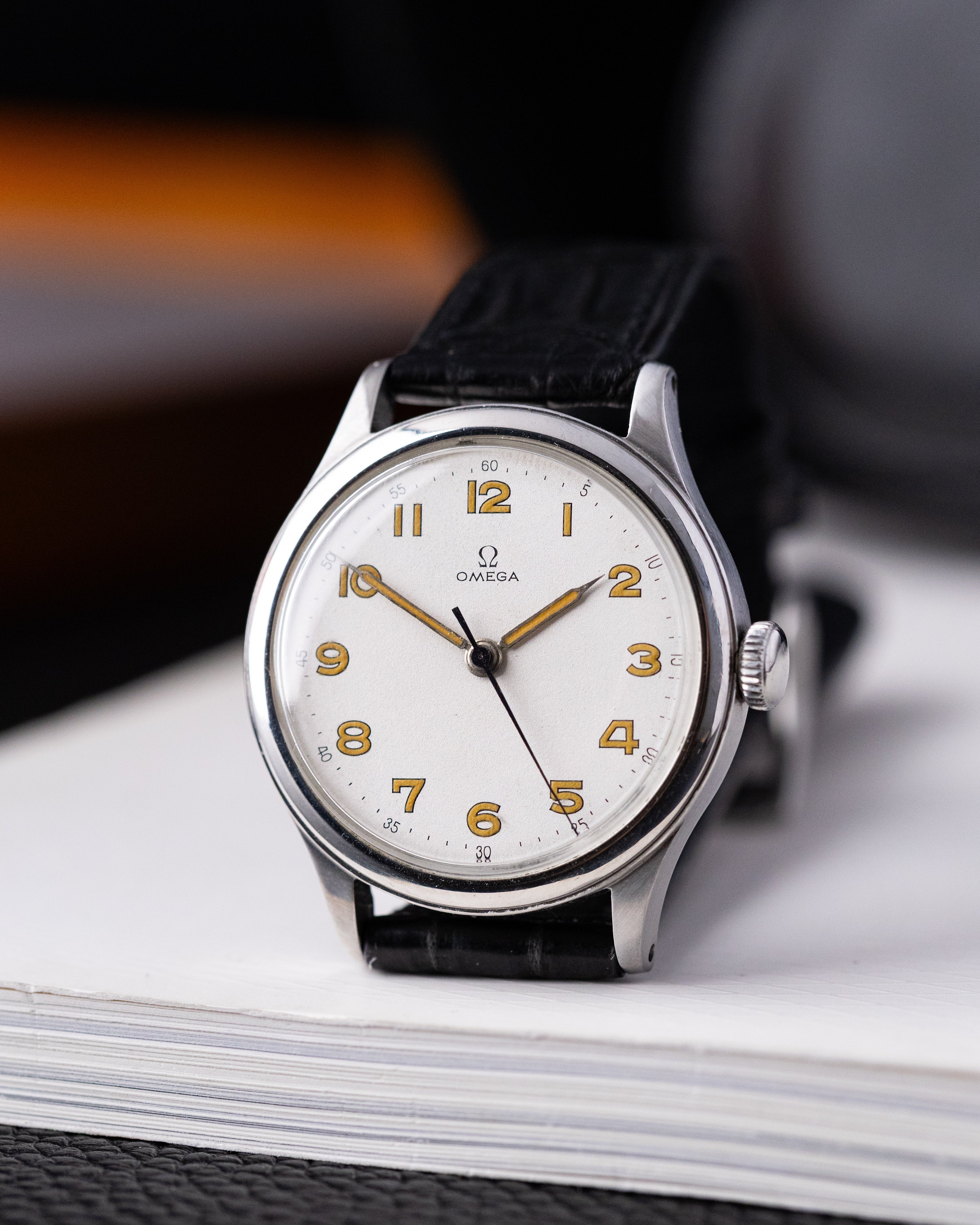 Vintage Omega Military Swiss Watch, Ref. 2179/5, Cal. 30T2 from 1944 - DuMarko