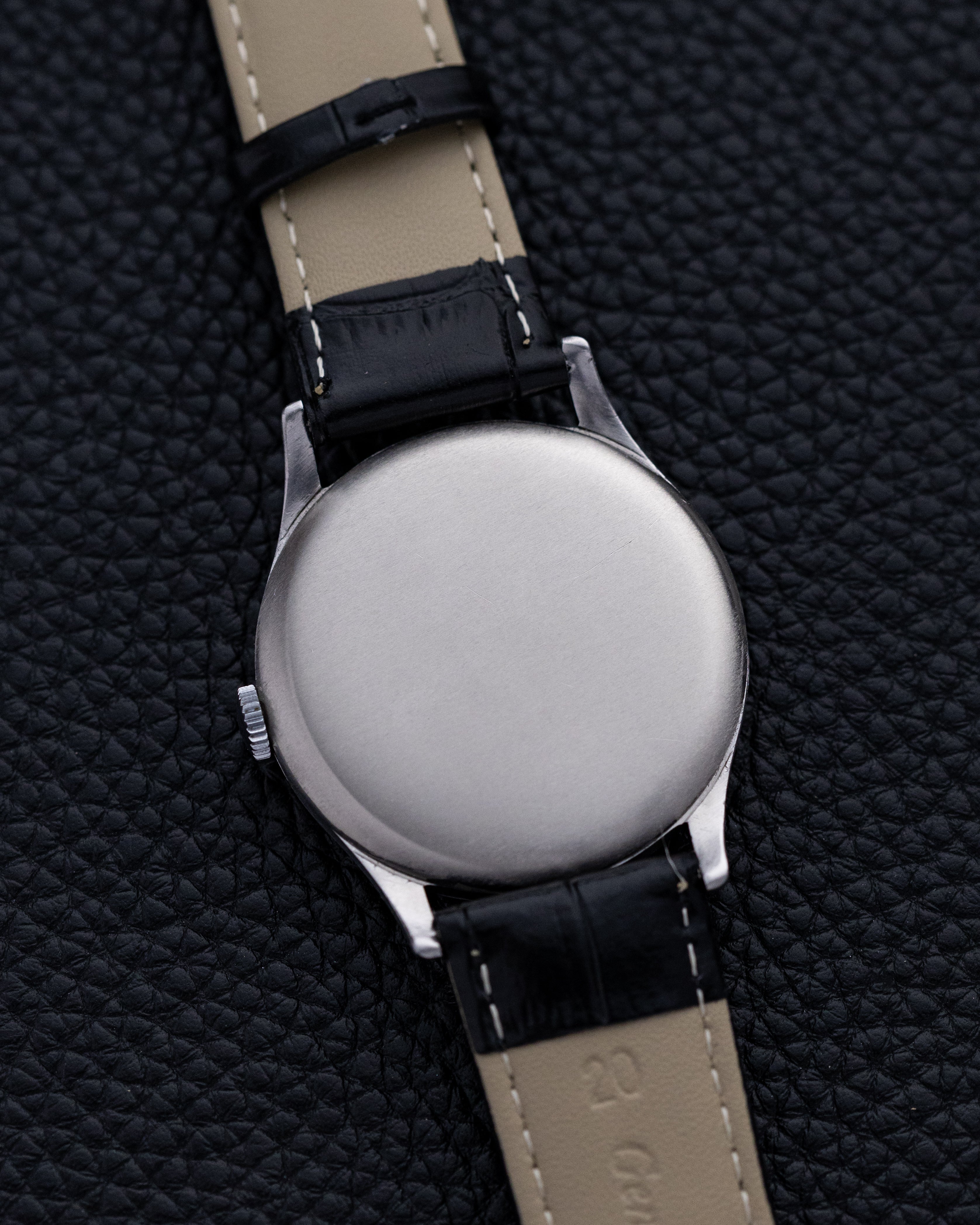 Vintage Omega Oversized Case, Honeycomb Black Dial, Cal. 266 from 1954 - DuMarko