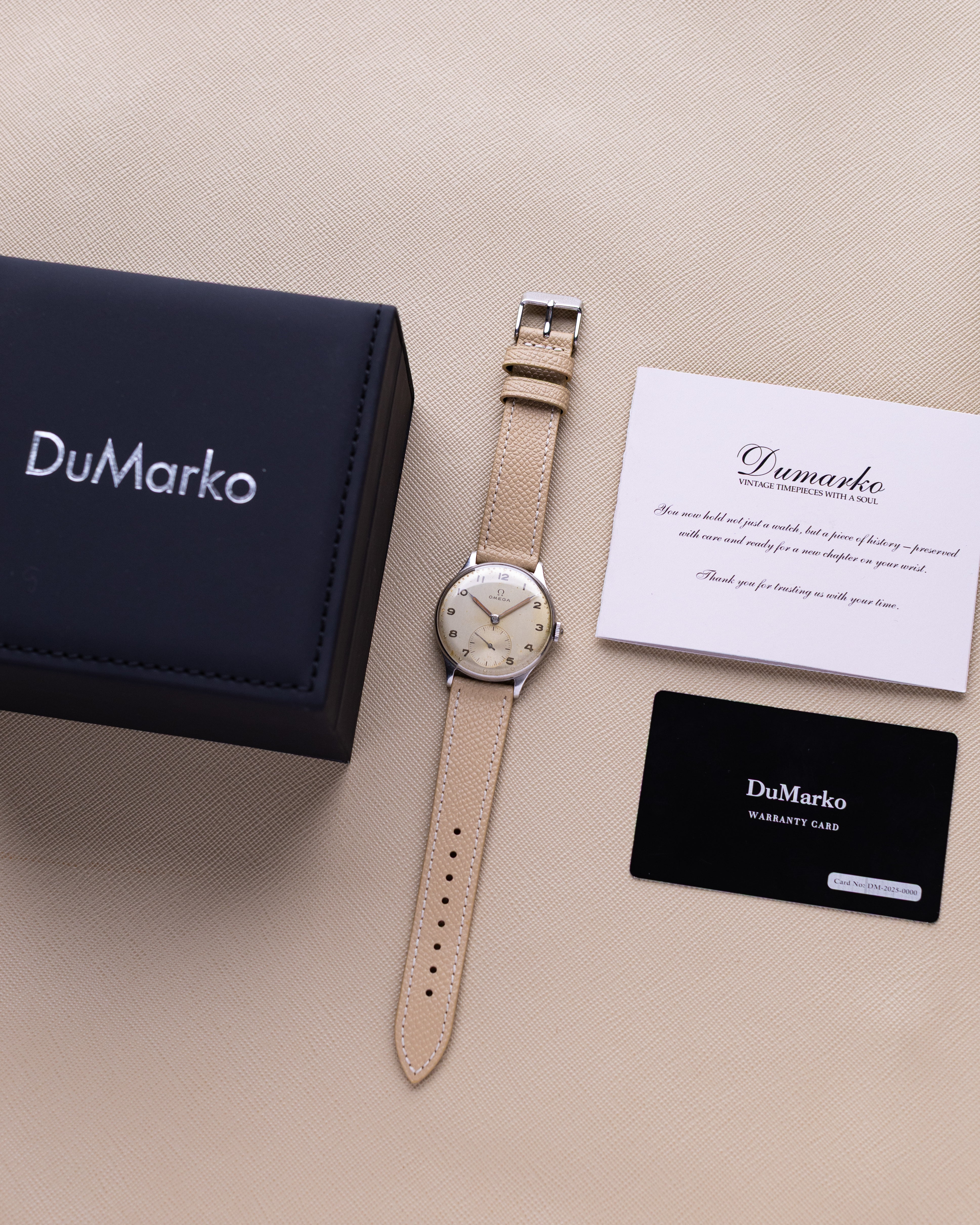 Vintage Omega, Oversized Case, Swiss Made, Ref. 2317/14, Cal. 30T2, Radium Dial from 1944 - DuMarko