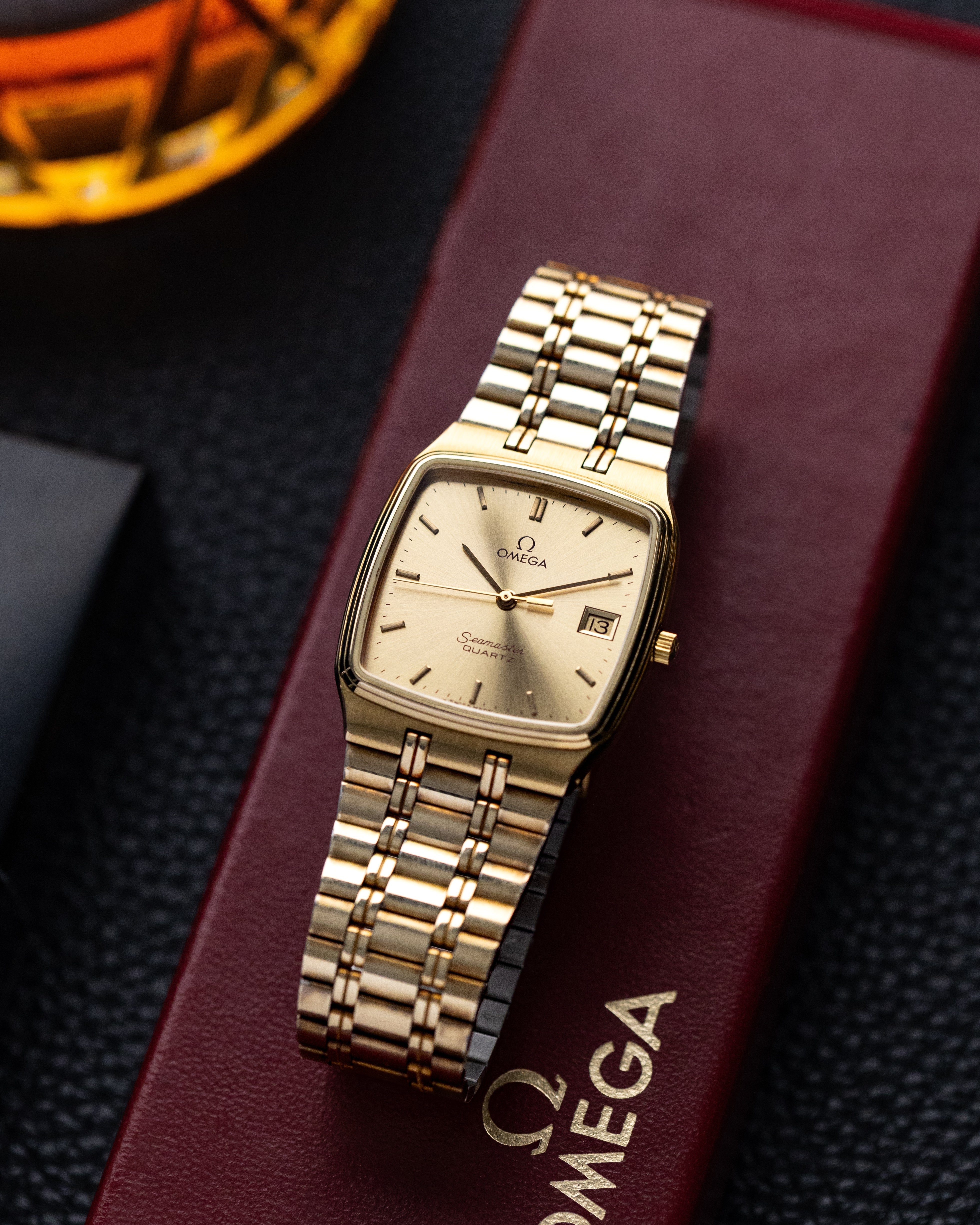 Vintage Omega Seamaster Tank, Sunburst Dial, Quartz Cal. 1420 from 1980's - DuMarko