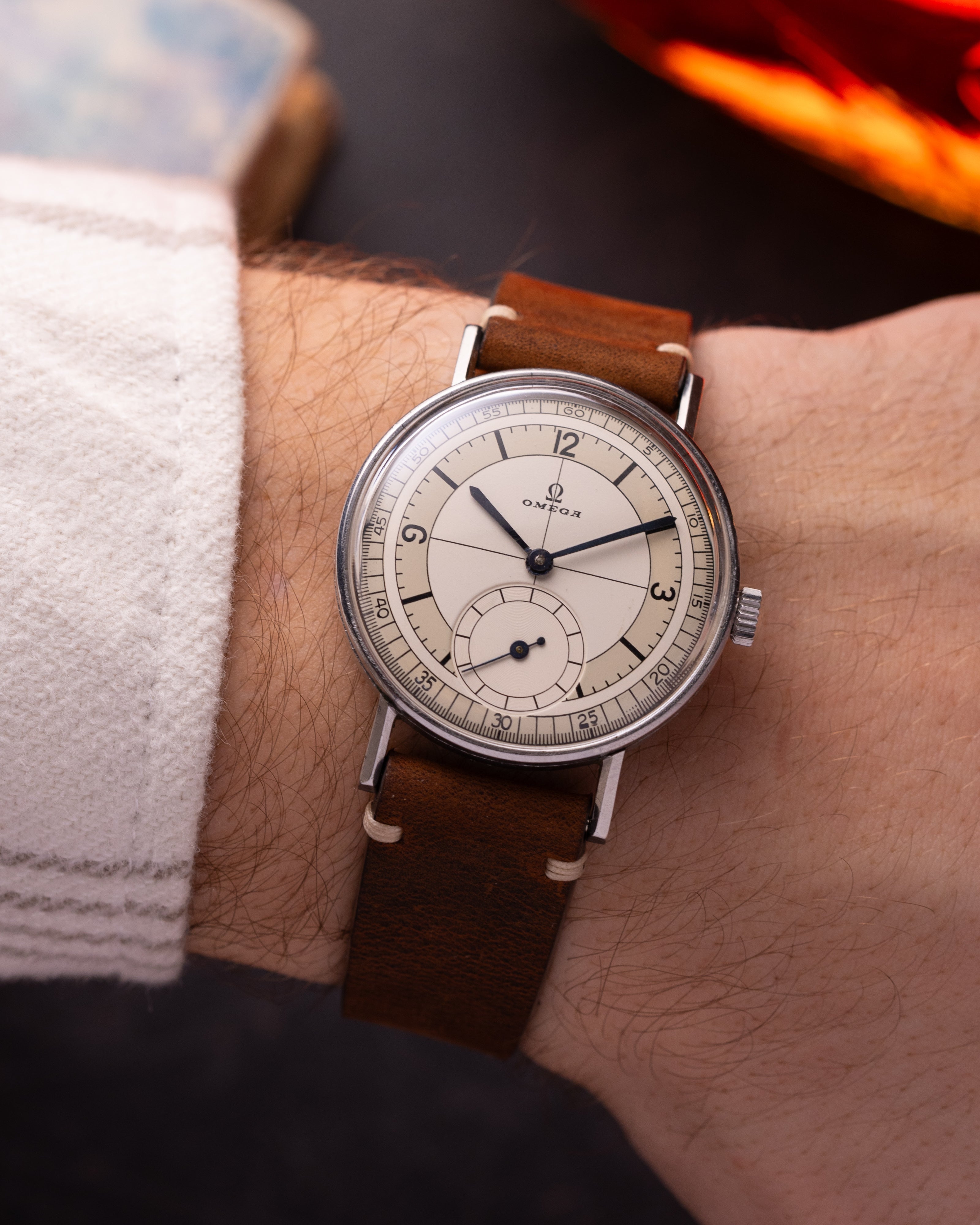 Vintage Omega Sector dial, 1930s, 35 mm - VintageDuMarko