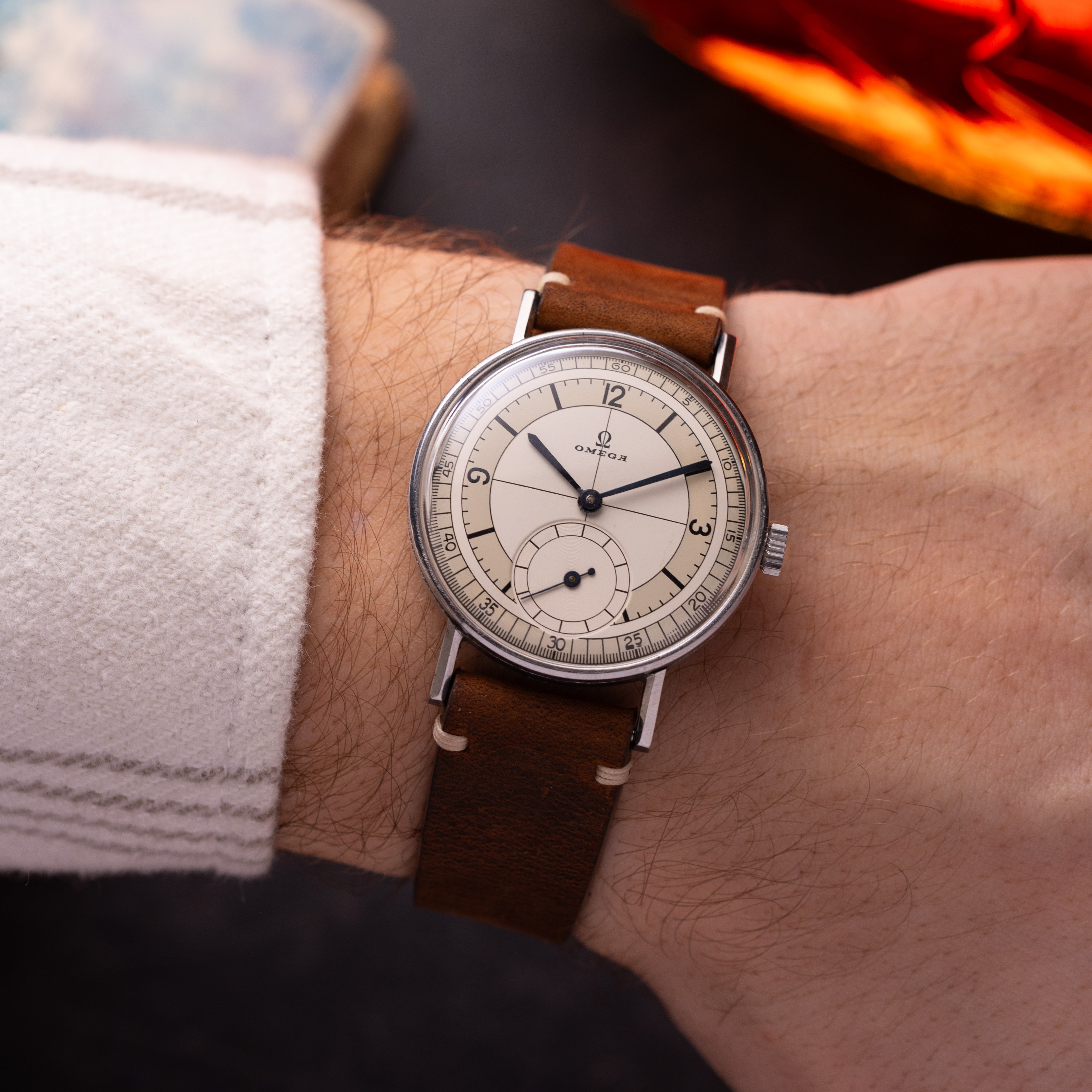 Vintage Omega Sector dial, 1930s, 35 mm - VintageDuMarko