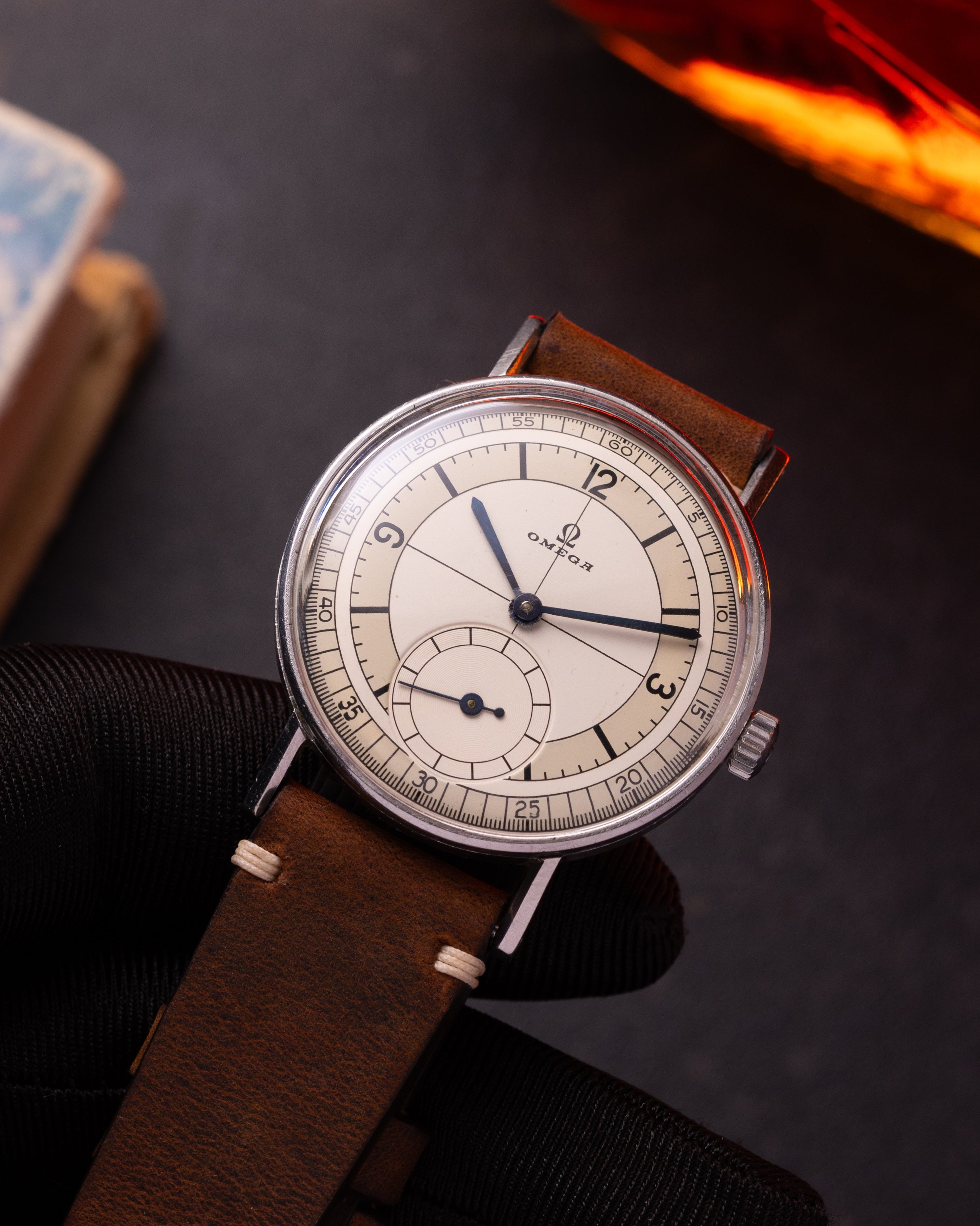 Vintage Omega Sector dial, 1930s, 35 mm - VintageDuMarko