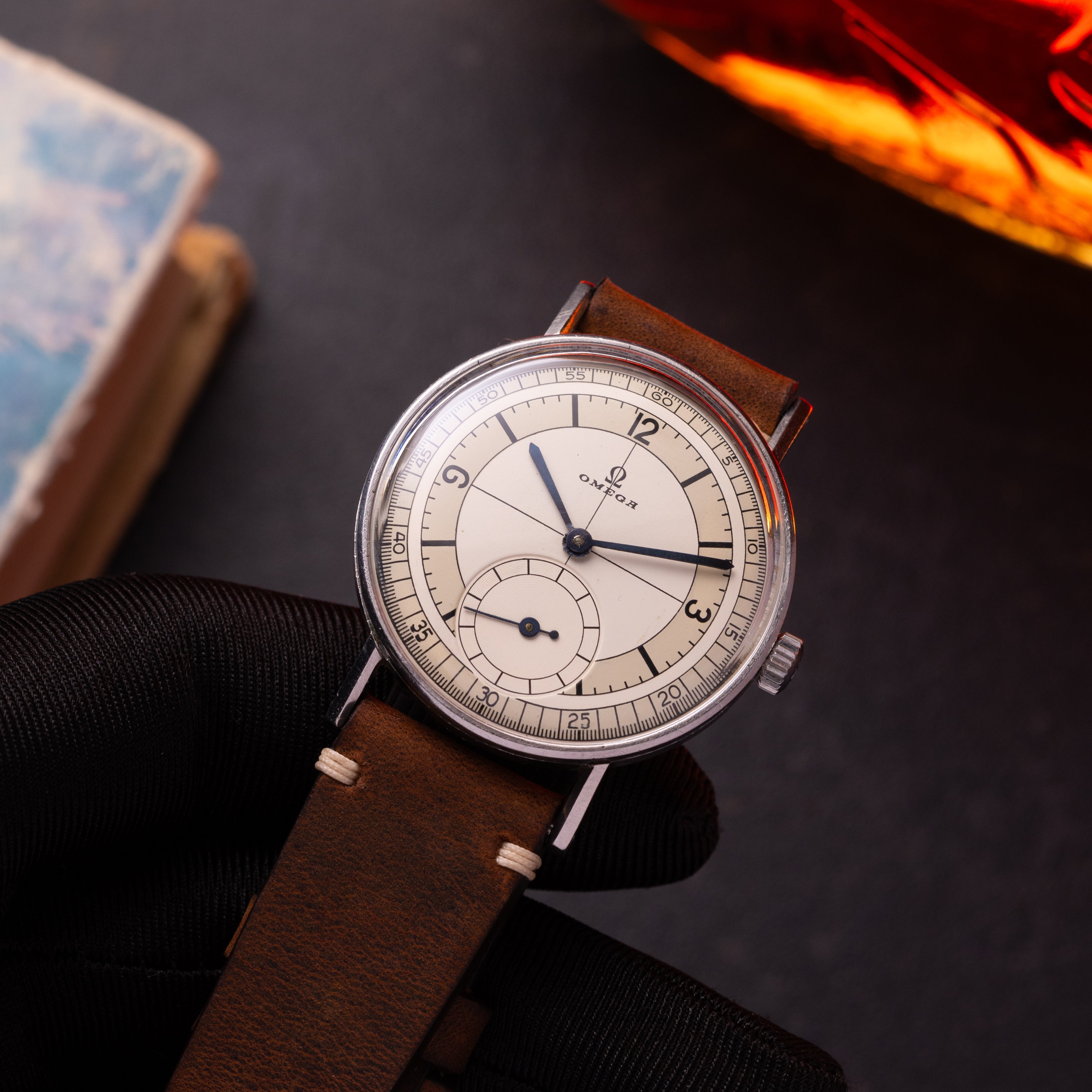 Vintage Omega Sector dial, 1930s, 35 mm - VintageDuMarko