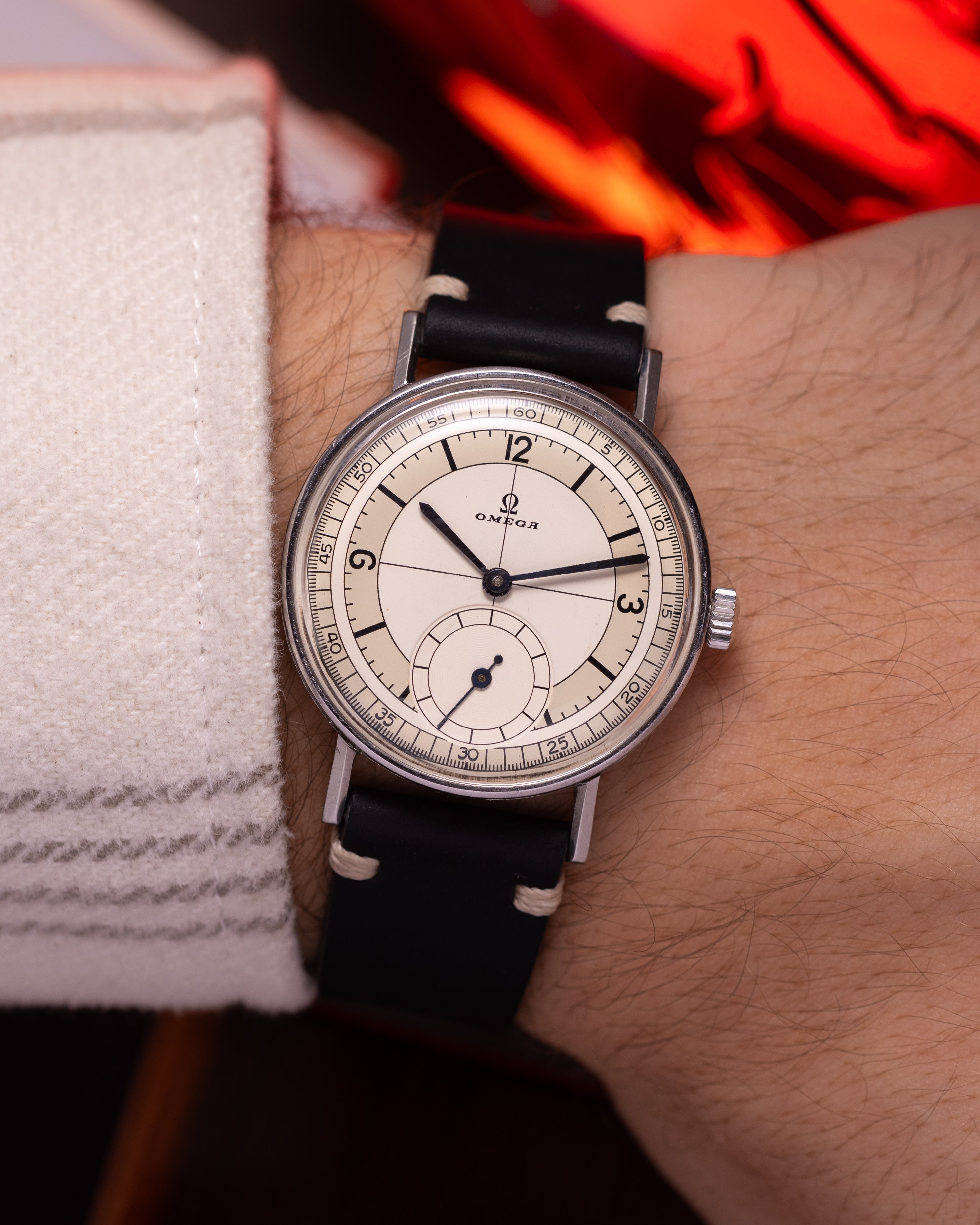 Vintage Omega Sector dial, 1930s, 35 mm - VintageDuMarko