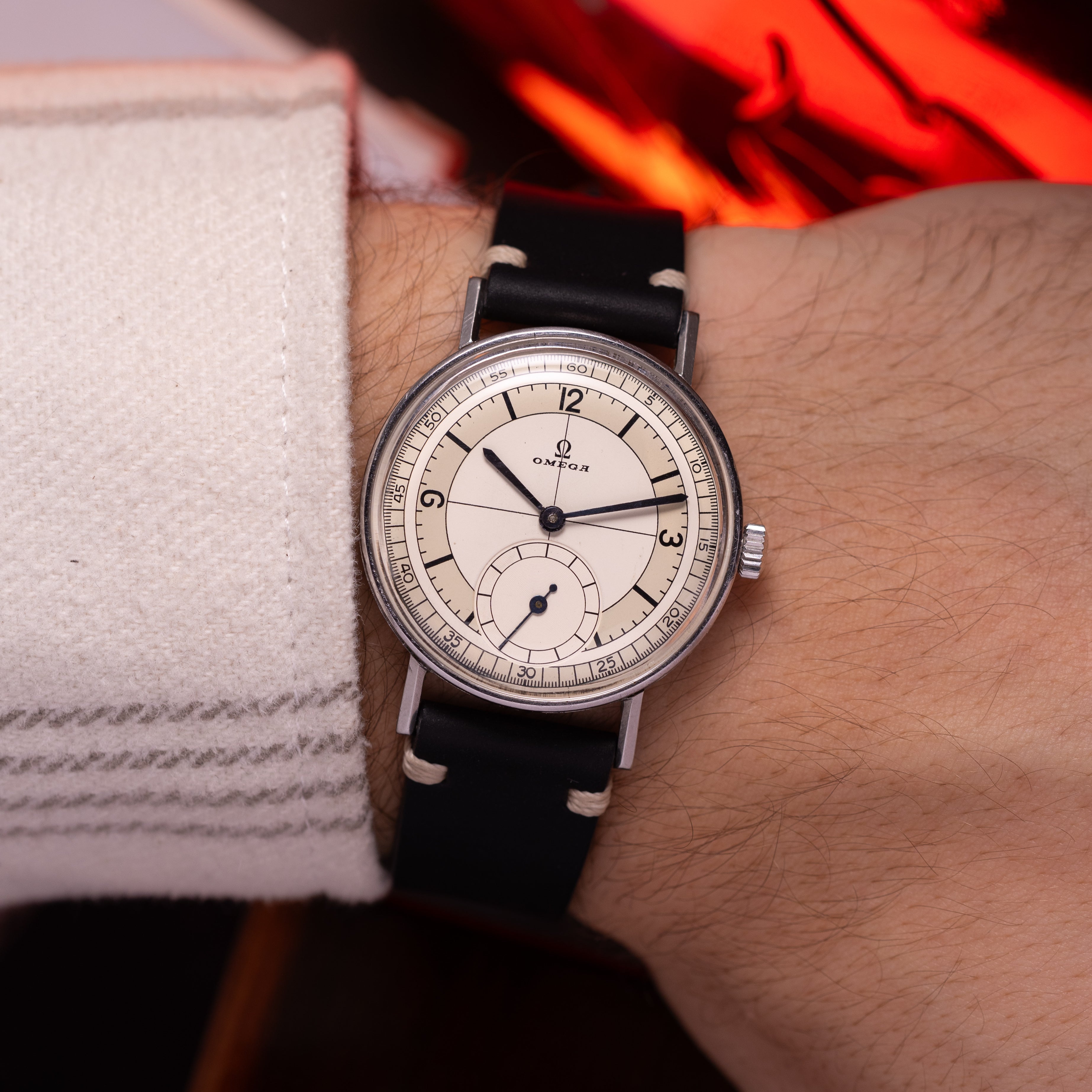 Vintage Omega Sector dial, 1930s, 35 mm - VintageDuMarko