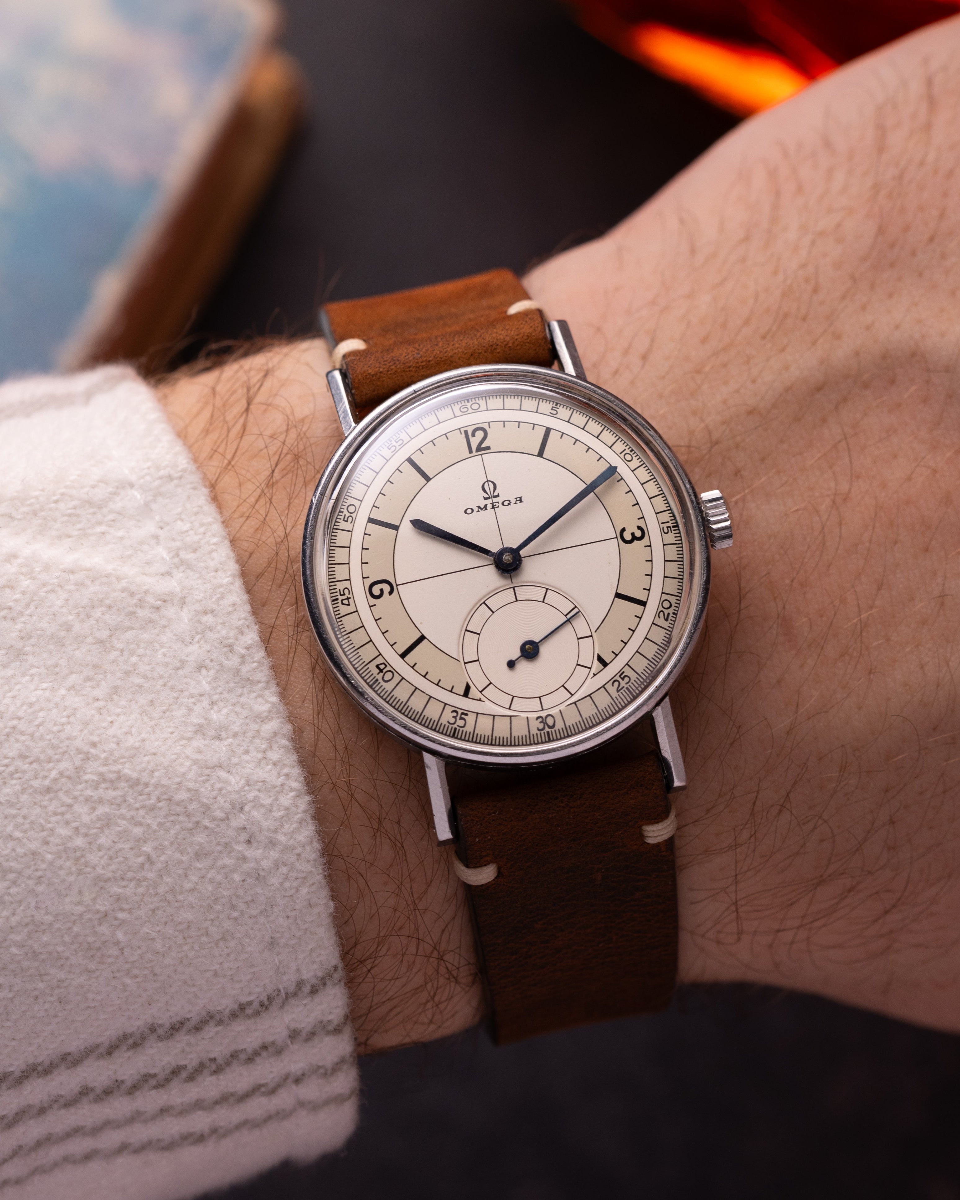 Vintage Omega Sector dial, 1930s, 35 mm - VintageDuMarko