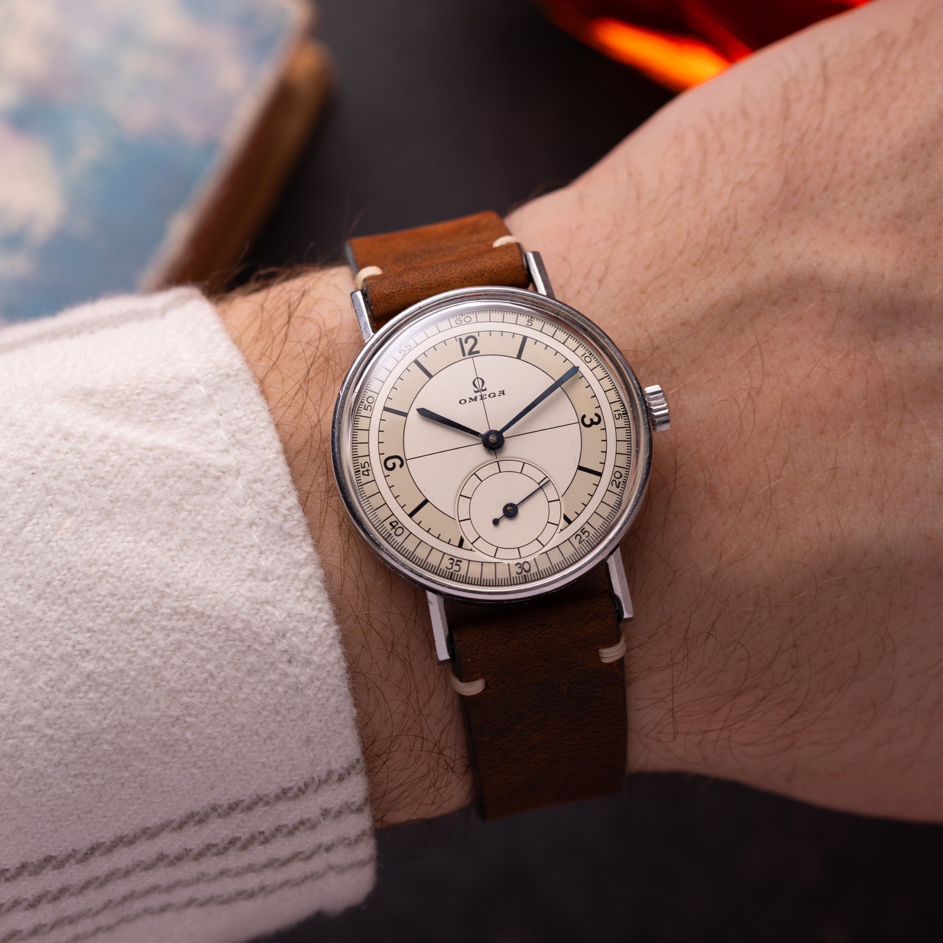 Vintage Omega Sector dial, 1930s, 35 mm - VintageDuMarko