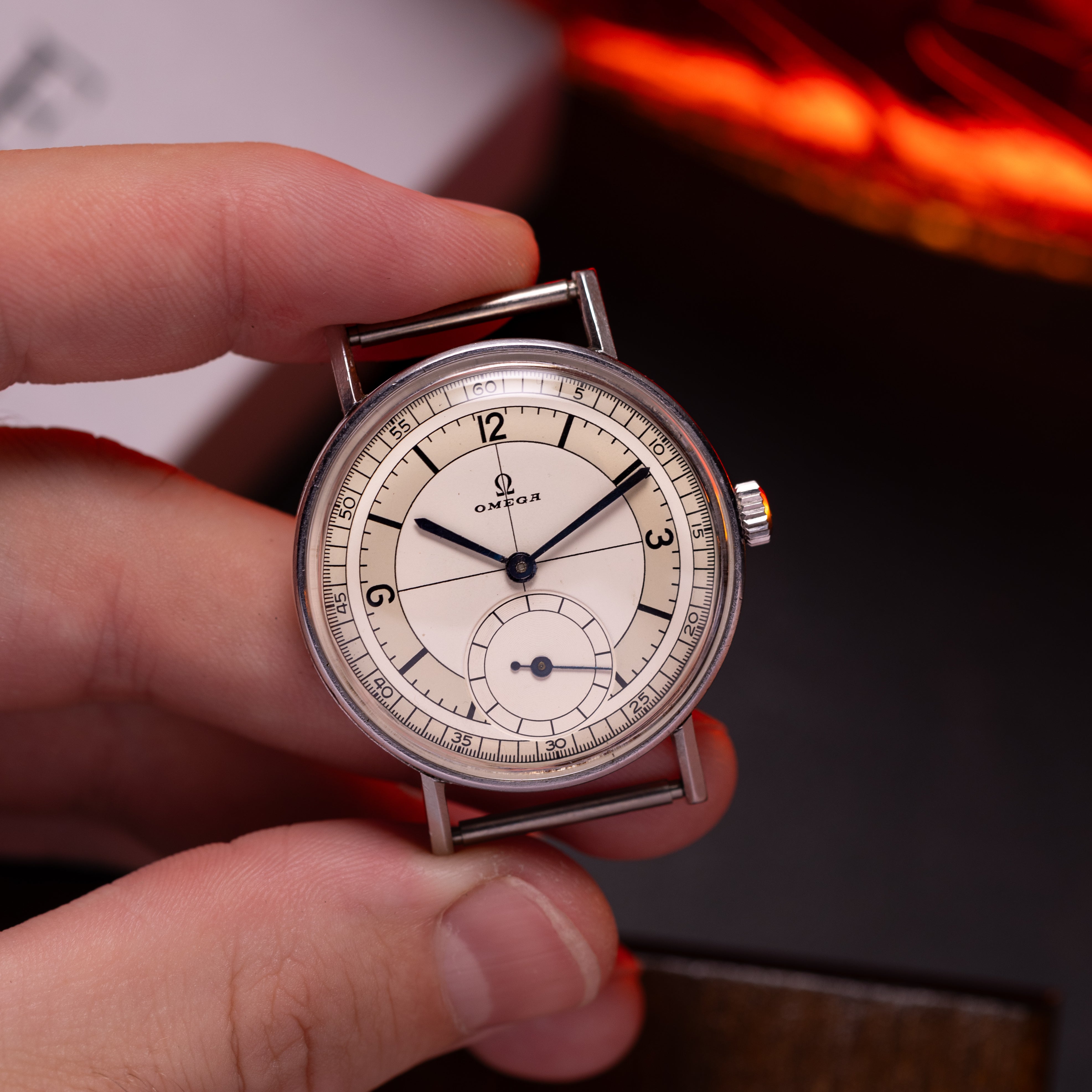 Vintage Omega Sector dial, 1930s, 35 mm - VintageDuMarko