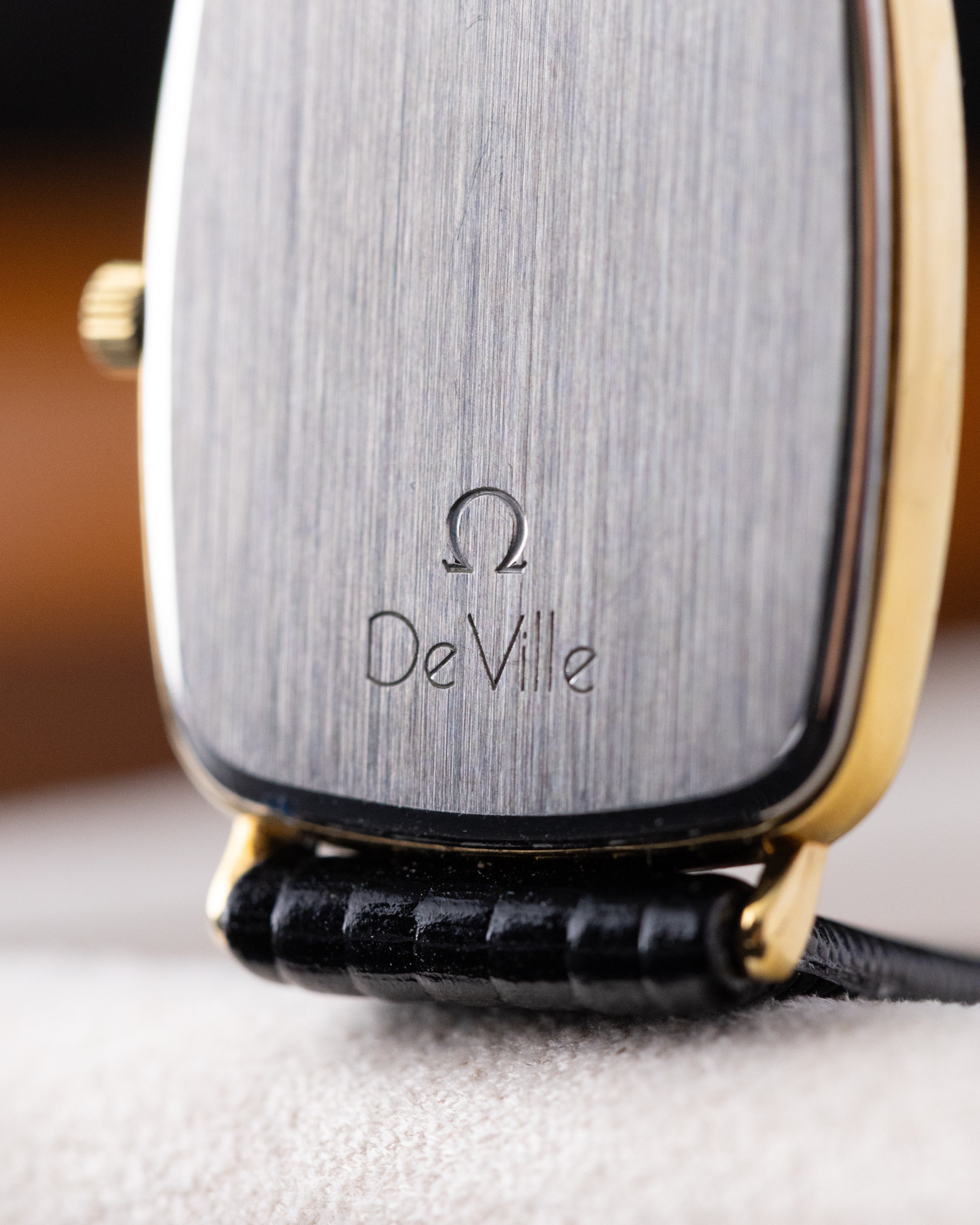 Vintage Omega Swiss Watch, Rare “Onyx” Style Black Dial, Quartz Cal. 1378, Ref. 195.0076 from 1980’s - DuMarko