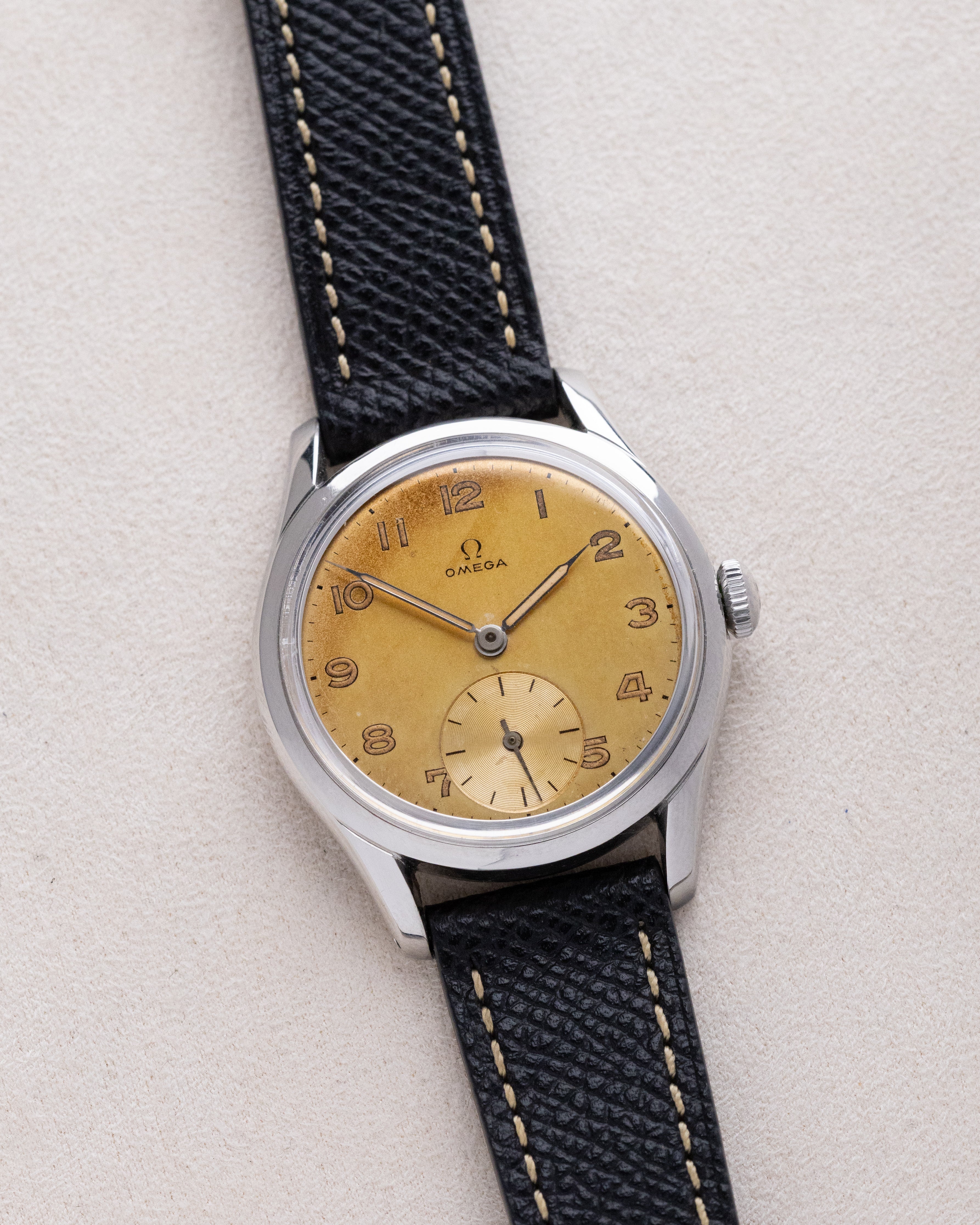 Vintage Omega Swiss watch, Rare Tropical Patina, Cal. 266, Ref. 2639 from 1950's - DuMarko