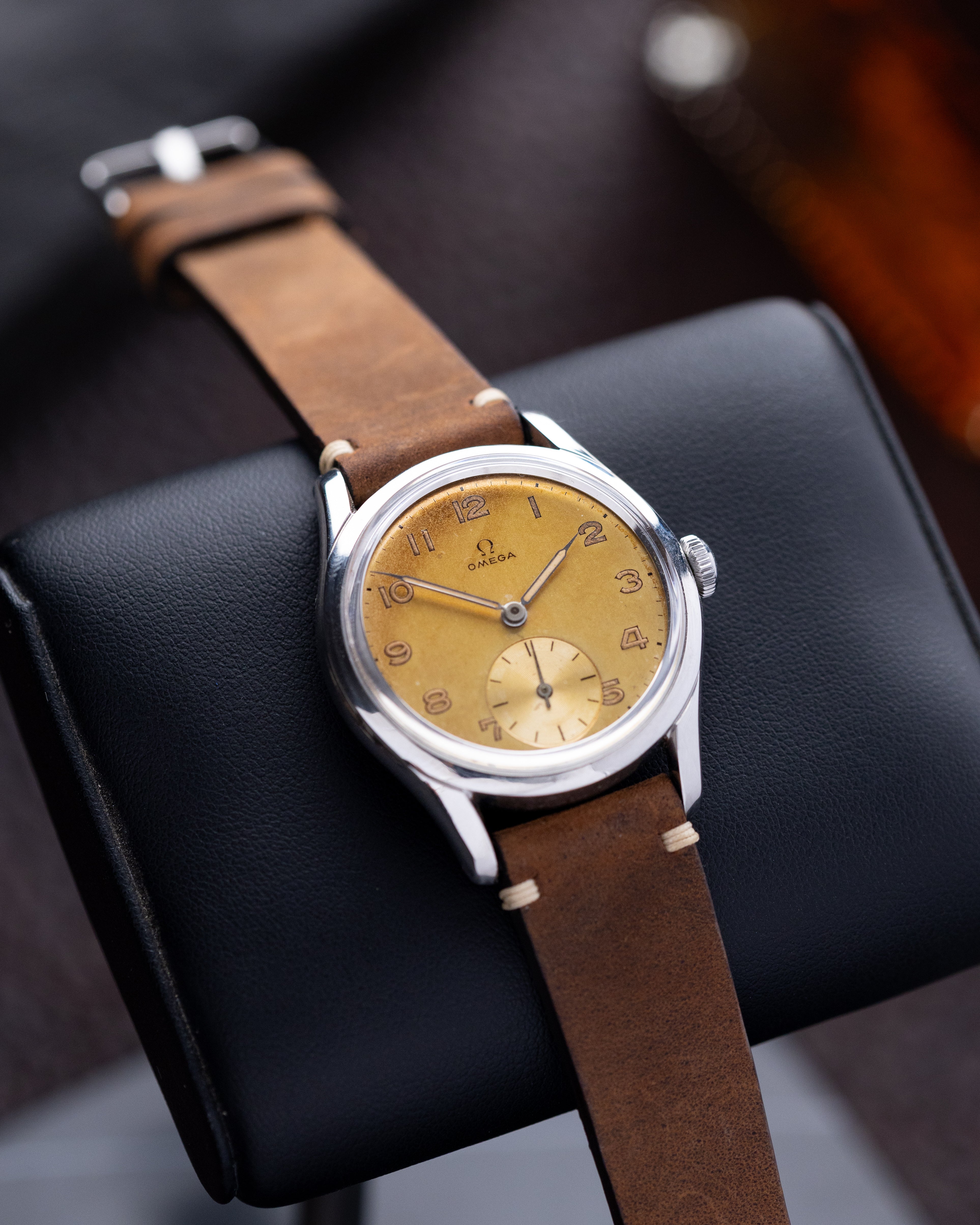 Vintage Omega Swiss watch, Rare Tropical Patina, Cal. 266, Ref. 2639 from 1950's - DuMarko