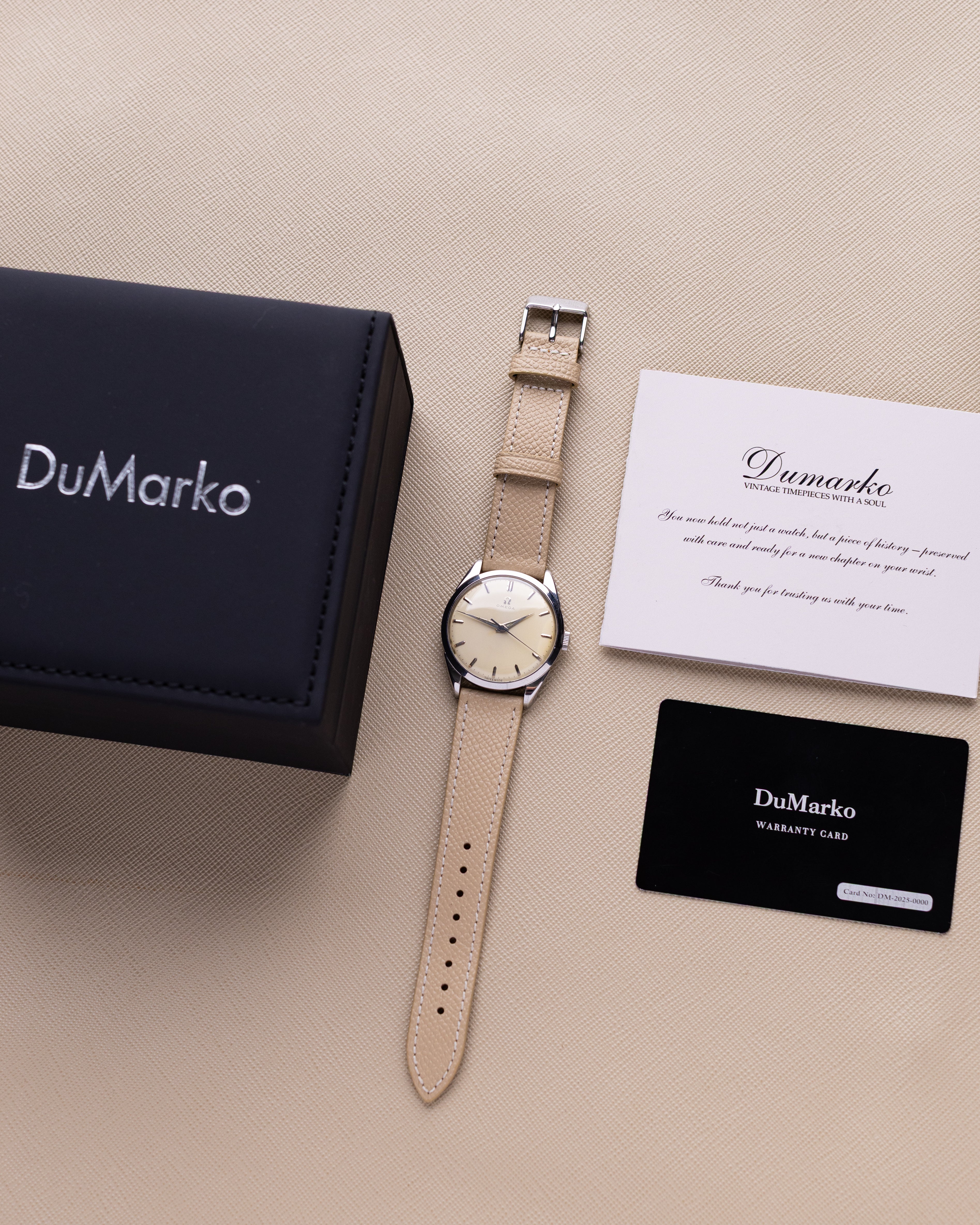 Vintage Omega Swiss Watch, Ref. 2910 - 8 SC, Cal. 284 from 1958 - DuMarko