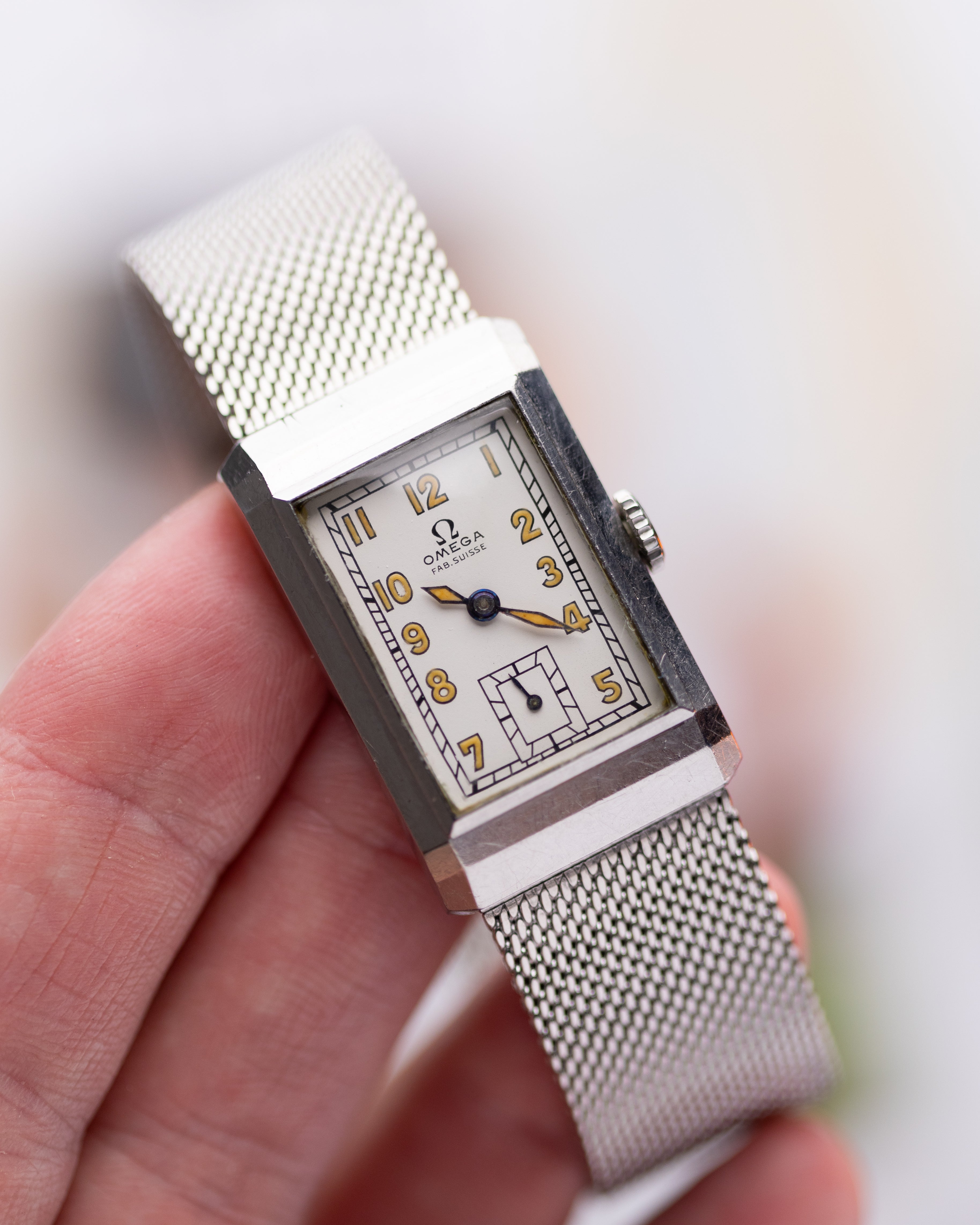 Vintage Omega Tank, Cal. T17, Art Deco Style - DuMarko