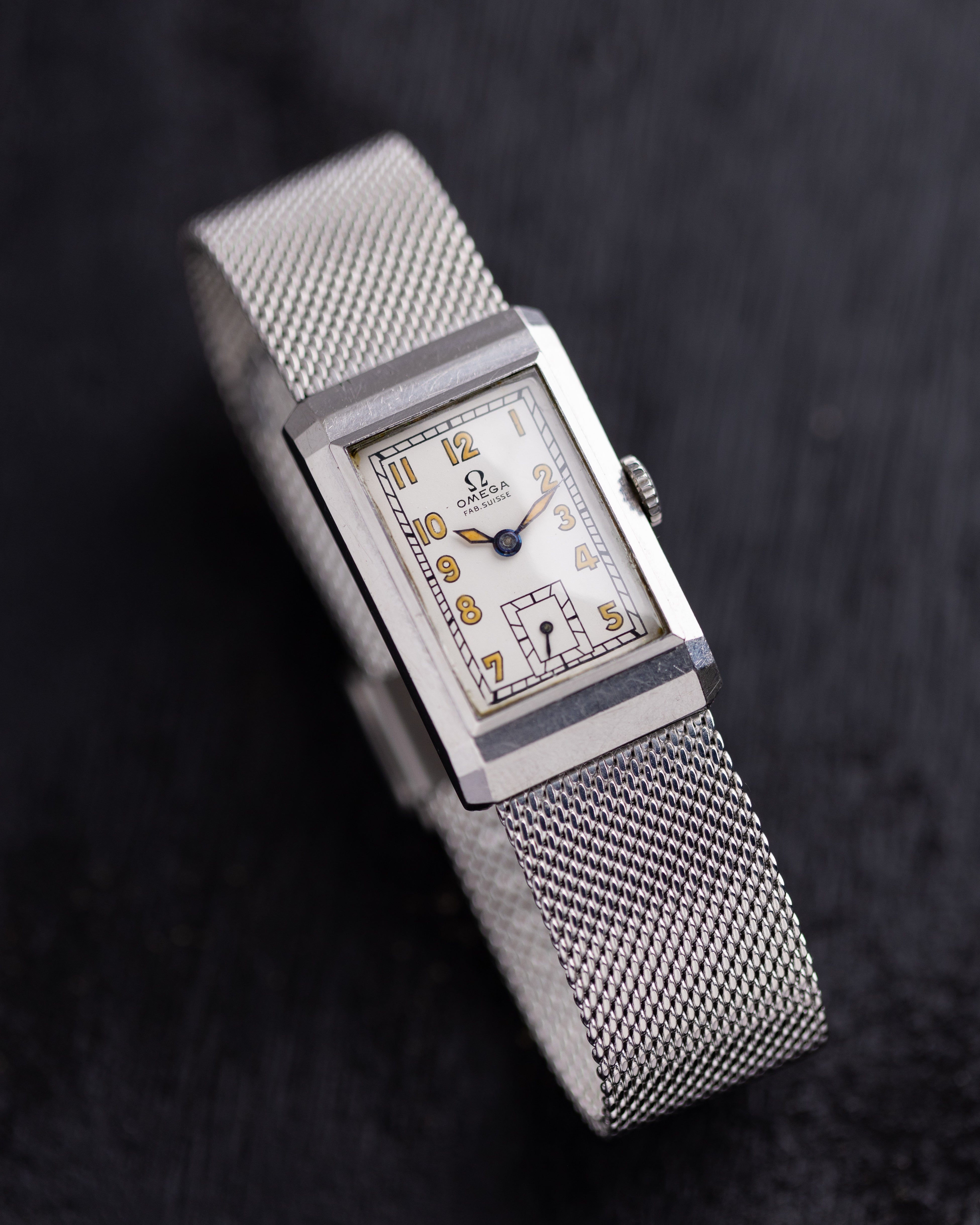 Vintage Omega Tank, Cal. T17, Art Deco Style - DuMarko