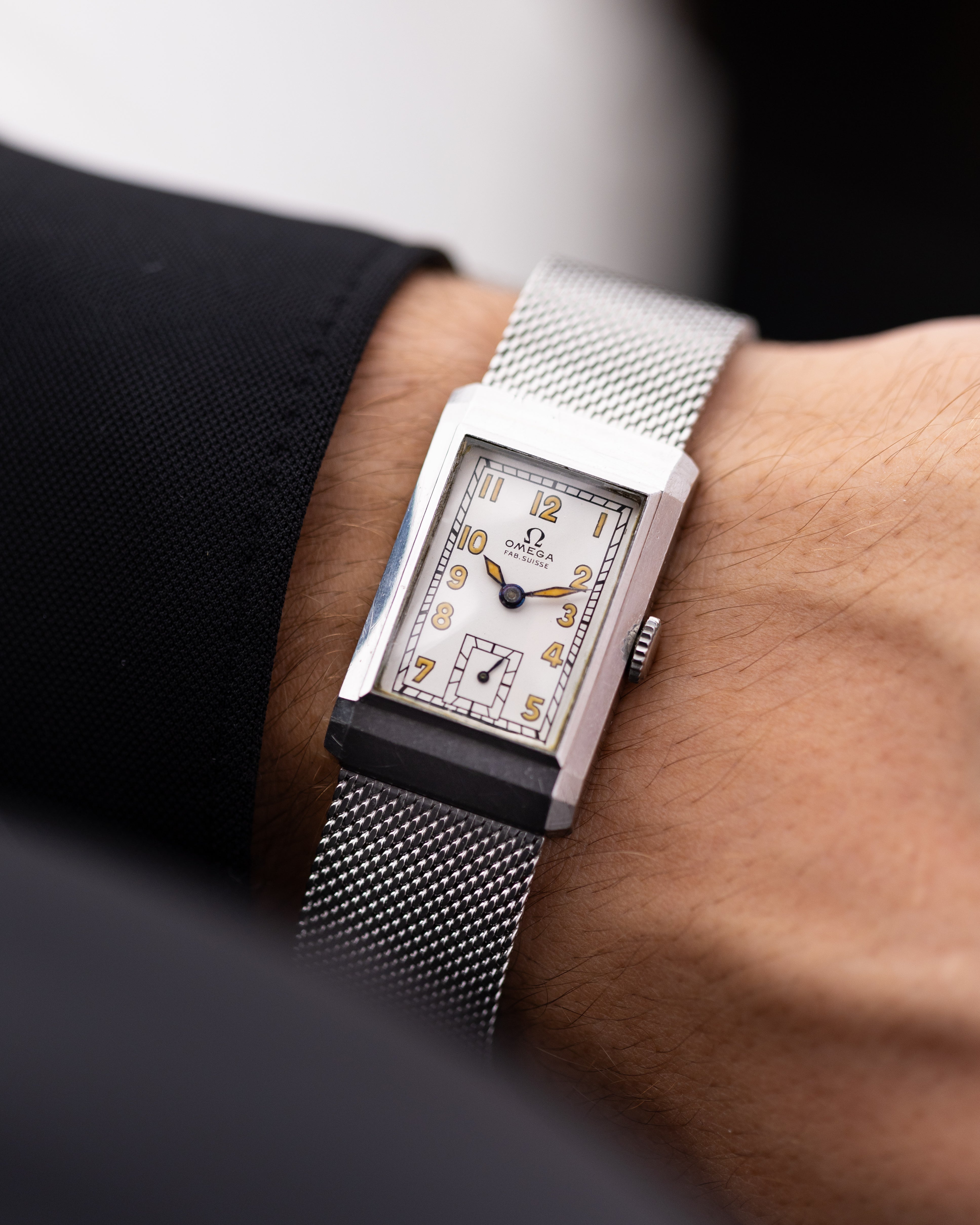 Vintage Omega Tank, Cal. T17, Art Deco Style - DuMarko