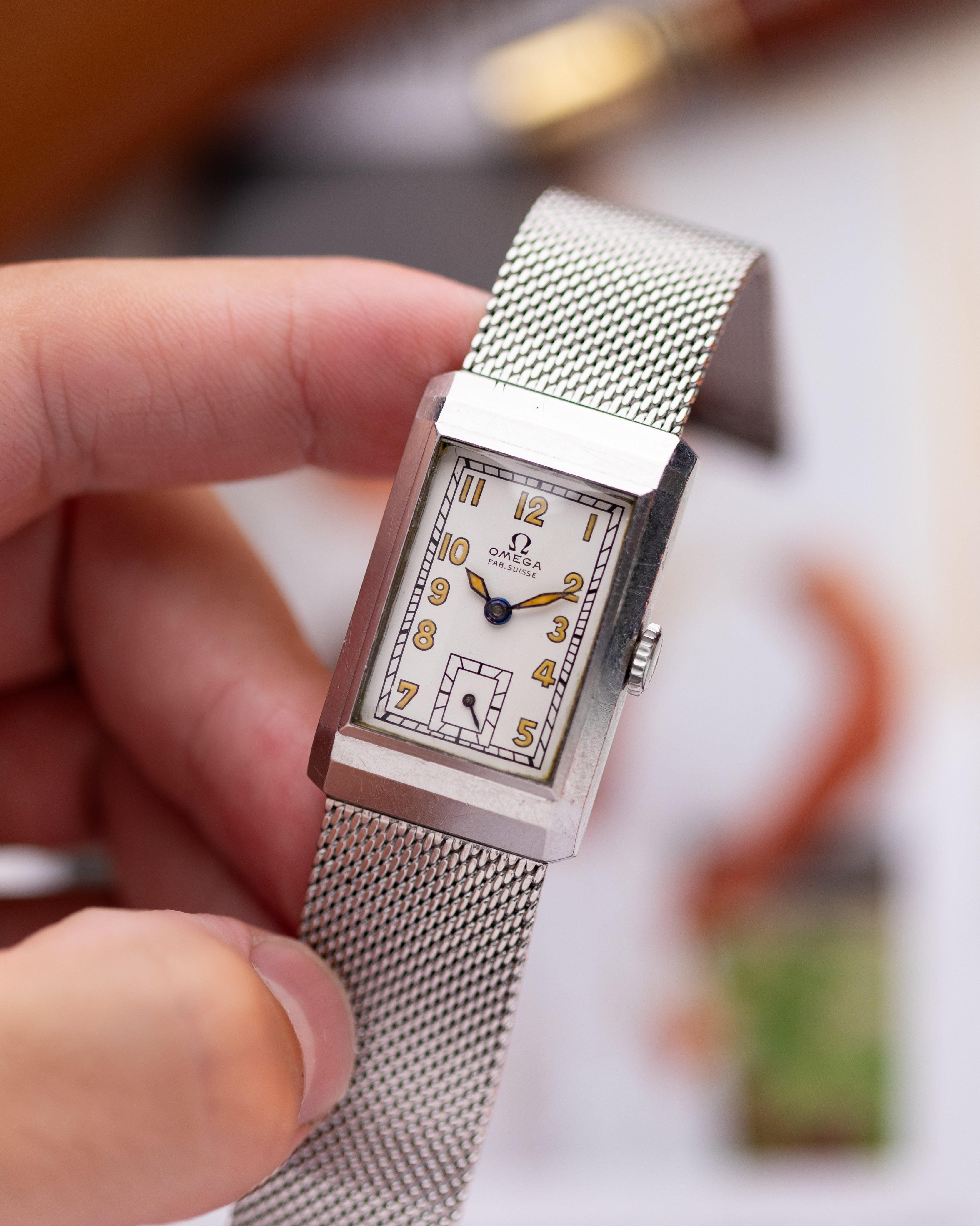 Vintage Omega Tank, Cal. T17, Art Deco Style - DuMarko