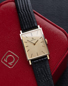 Vintage Omega Tank, Luxury Solid 14K Gold Case, Cal. 625, Ref. DD6850 from 1975 - DuMarko