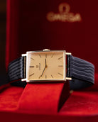 Vintage Omega Tank, Luxury Solid 14K Gold Case, Cal. 625, Ref. DD6850 from 1975 - DuMarko