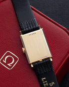 Vintage Omega Tank, Luxury Solid 14K Gold Case, Cal. 625, Ref. DD6850 from 1975 - DuMarko