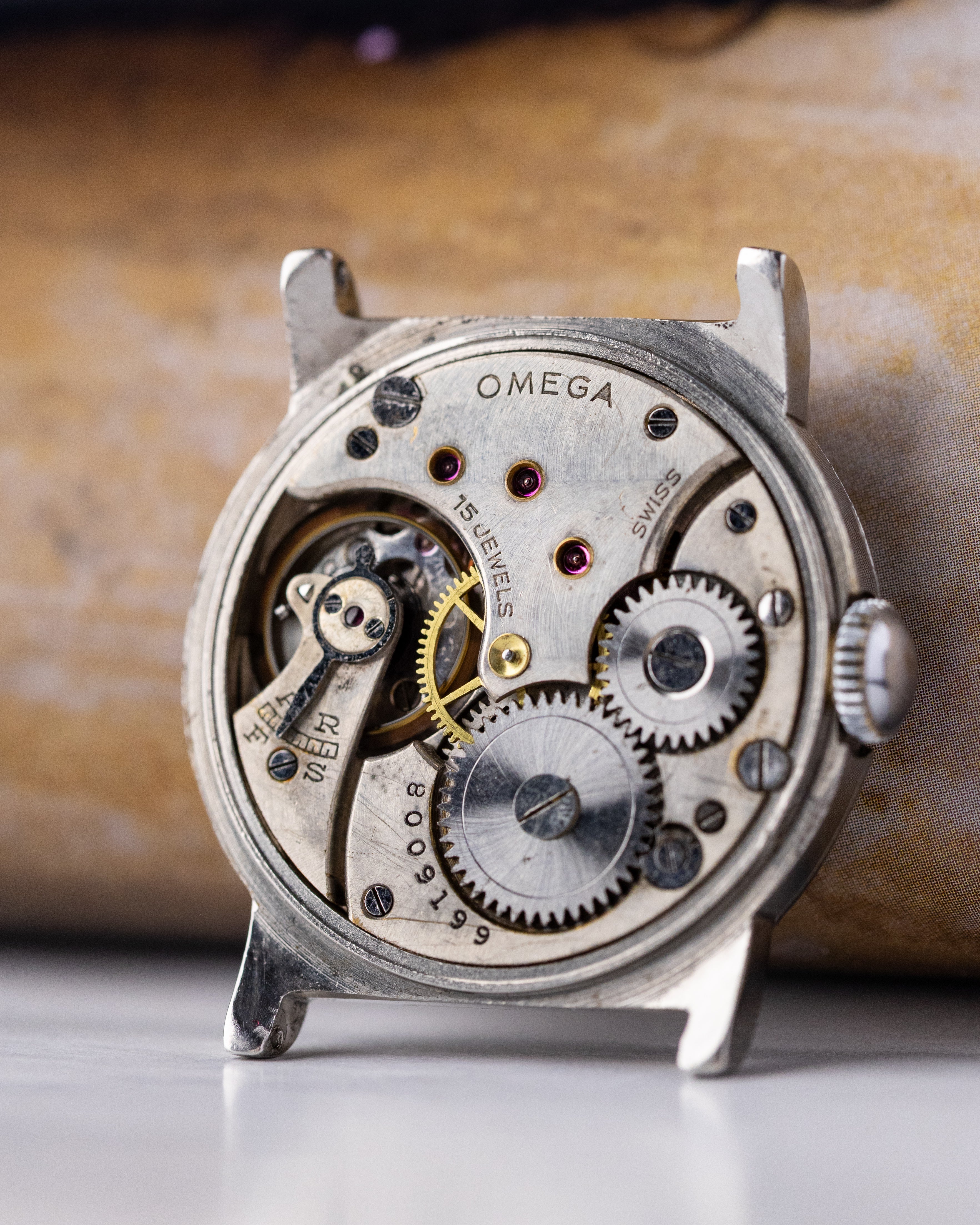 Vintage Omega Watch, Art Deco Style, Enamel dial , Cal. 26.5 SOB T2 - DuMarko