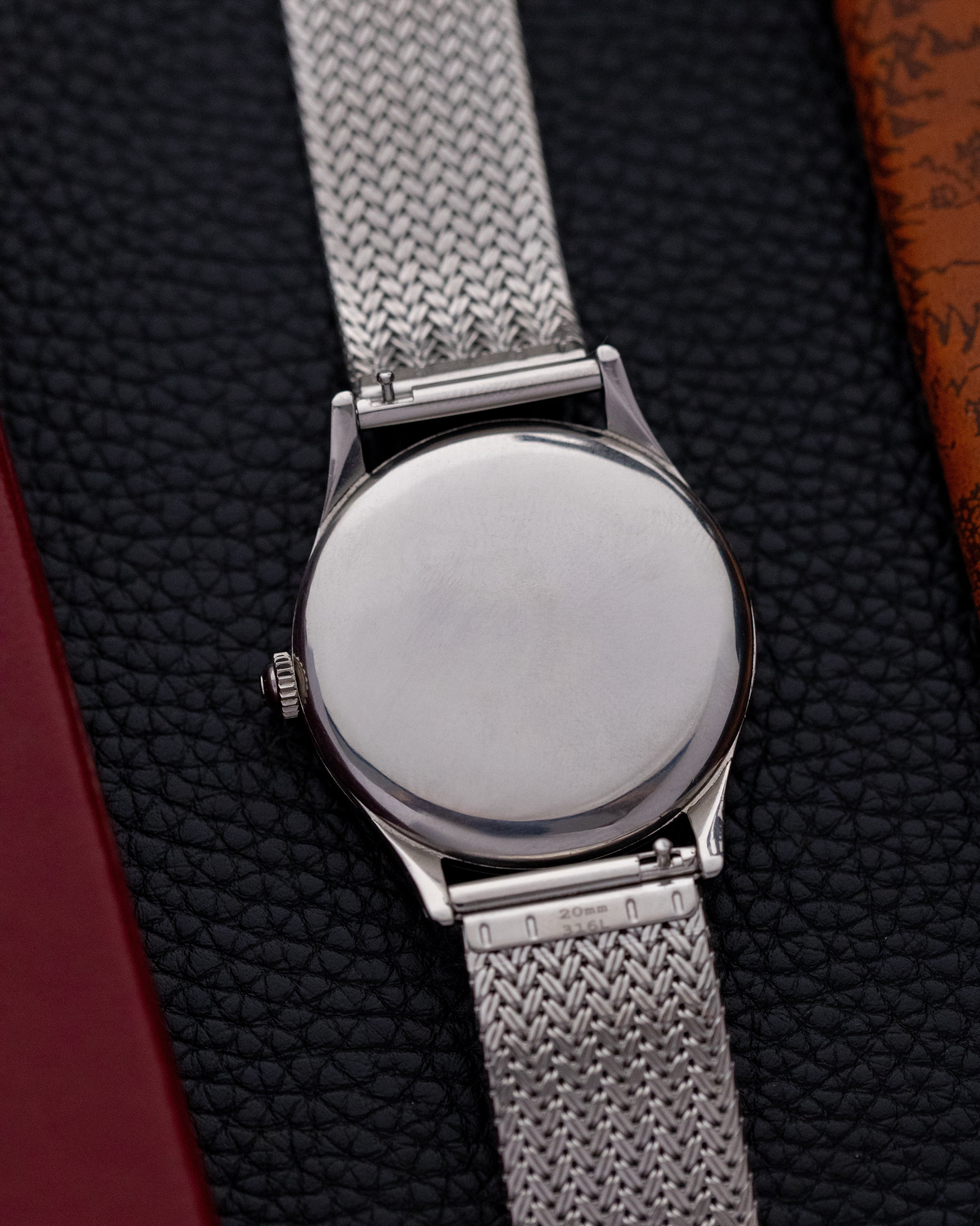 Vintage Omega Watch Jumbo Steel Case, Ref. 2181 - 8, Cream Dial Sub - Second, Cal. 30T2 from 1947 - DuMarko