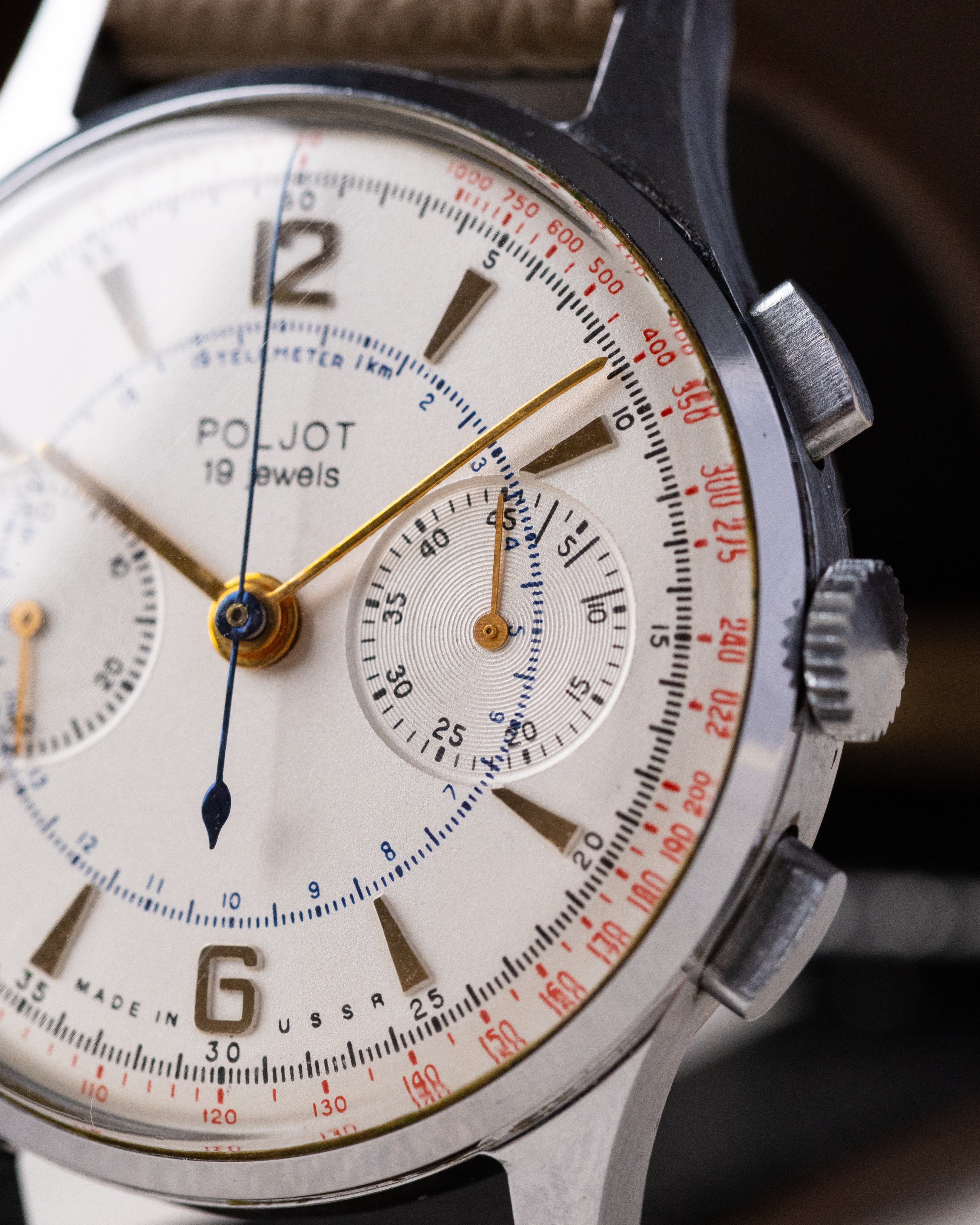 Vintage Poljot Strela, Soviet Watch, Completely Original, Cal.3017, Chronograph for Aviators and Astronauts - DuMarko