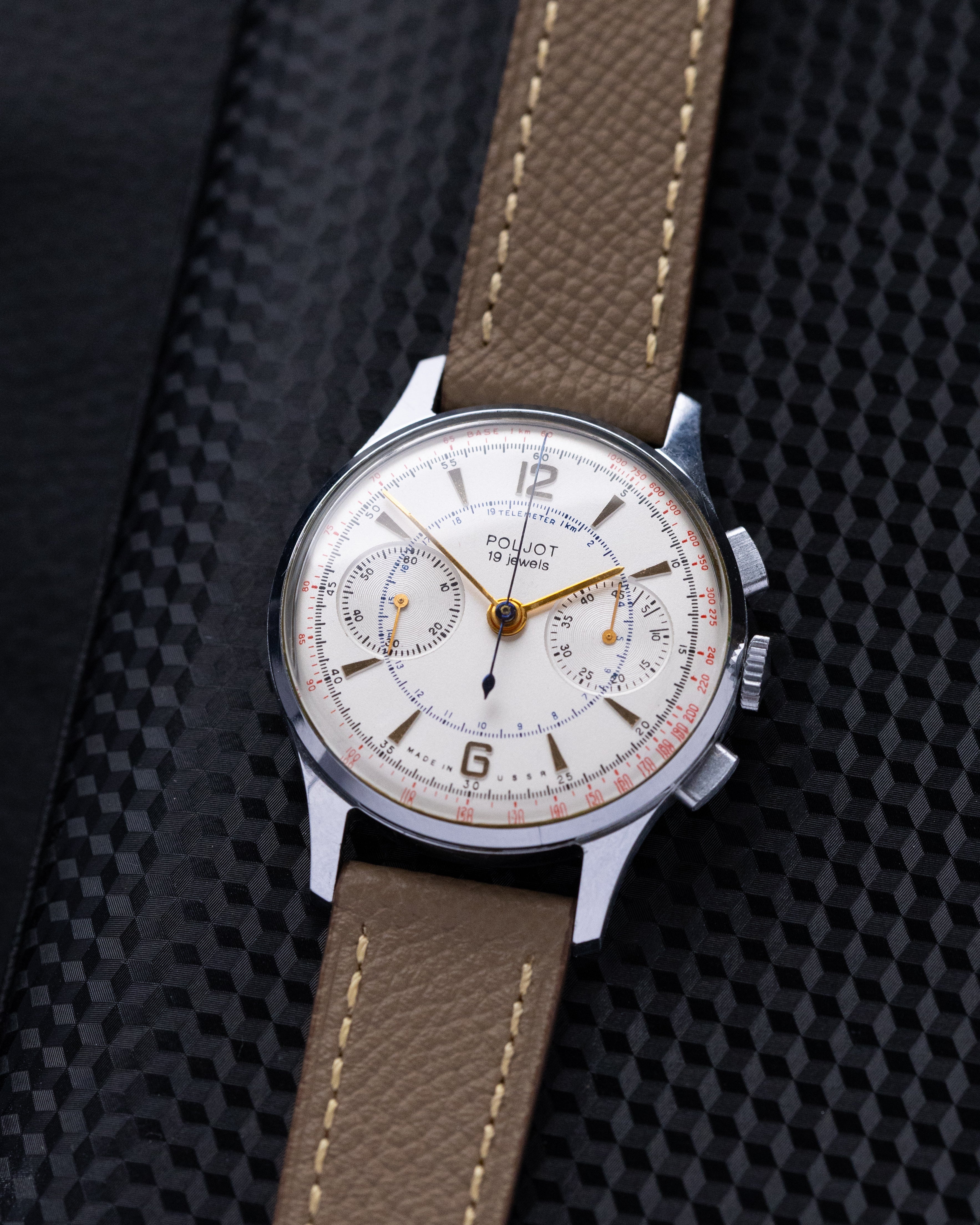 Vintage Poljot Strela, Soviet Watch, Completely Original, Cal.3017, Chronograph for Aviators and Astronauts - DuMarko