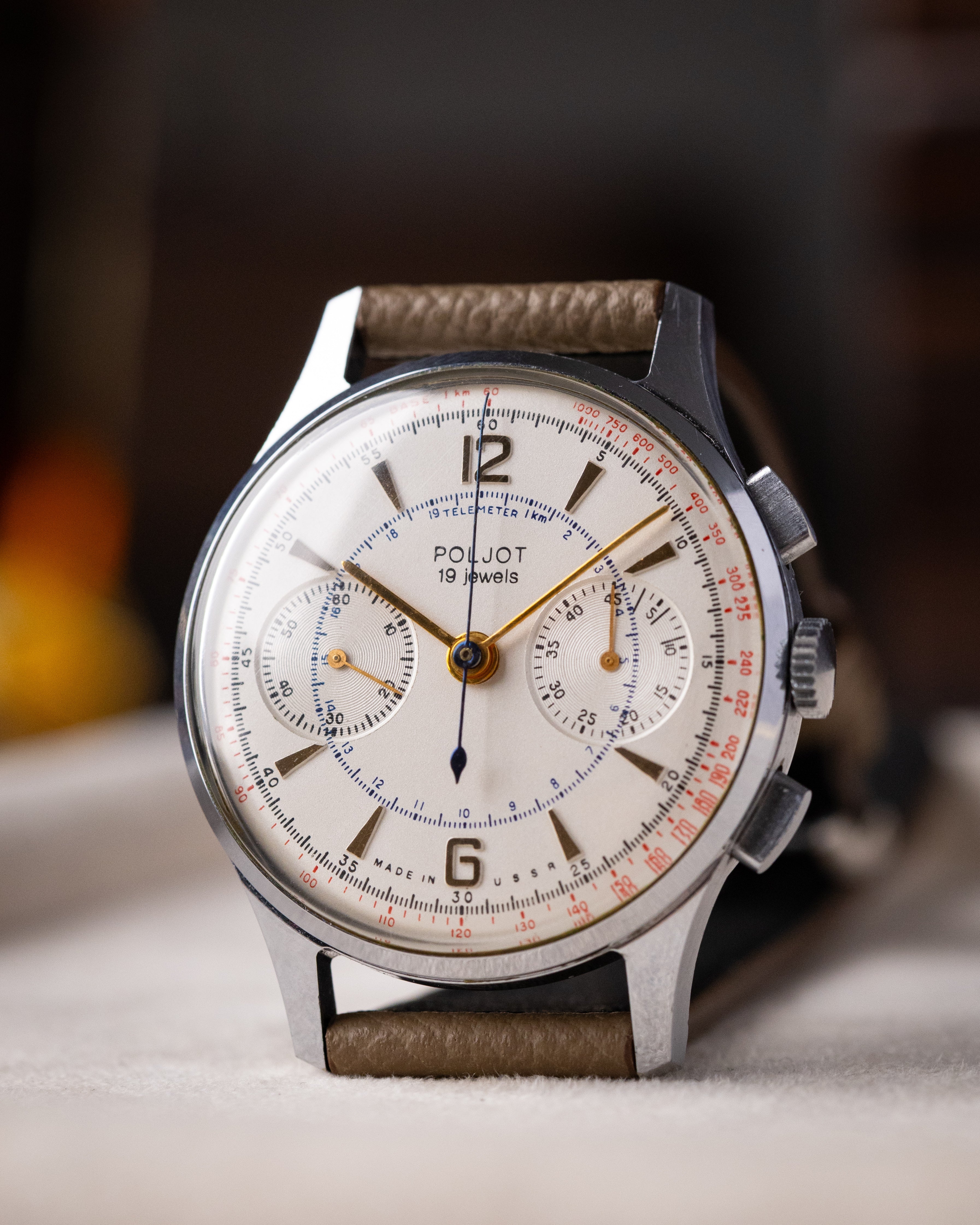 Vintage Poljot Strela, Soviet Watch, Completely Original, Cal.3017, Chronograph for Aviators and Astronauts - DuMarko