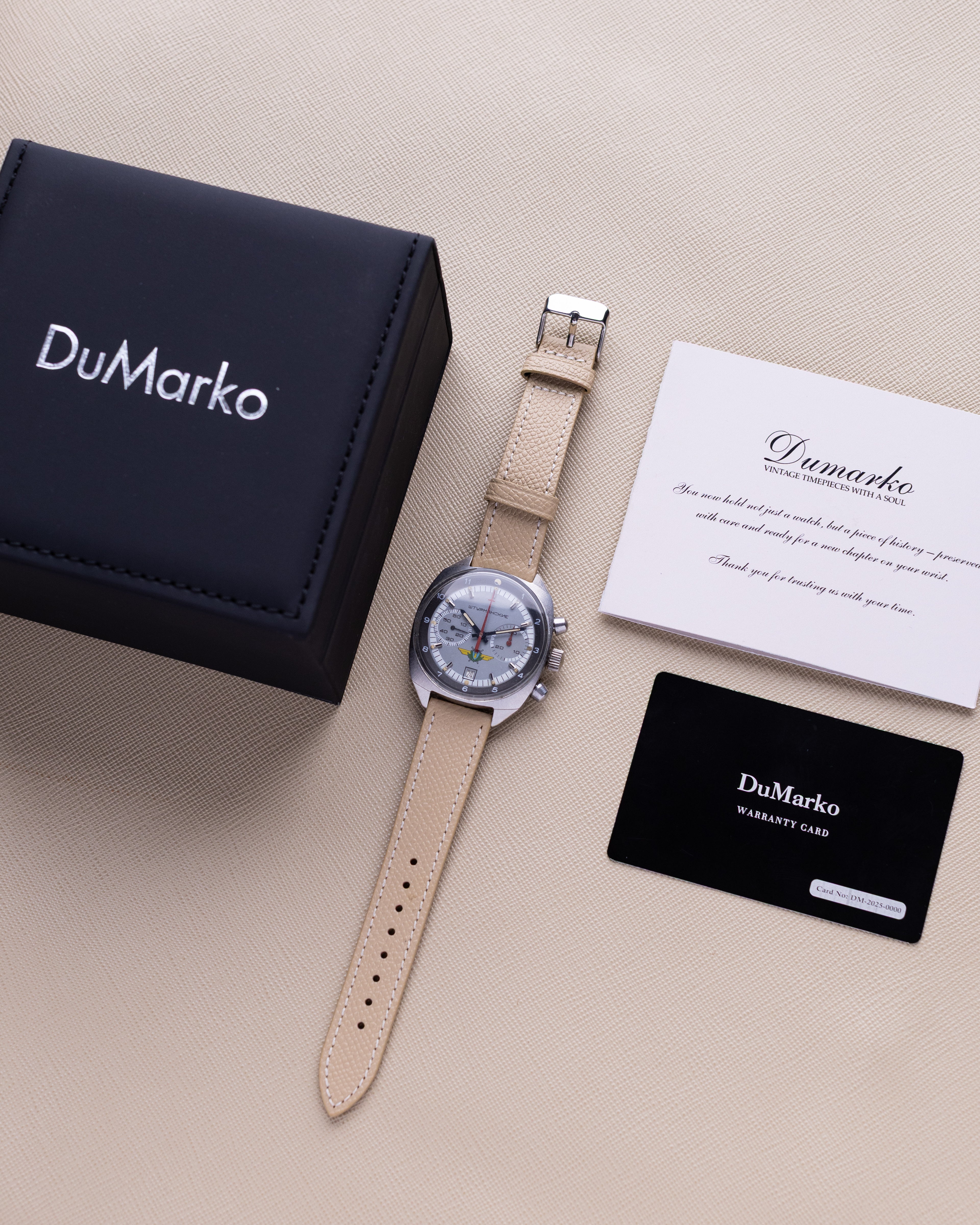 Vintage Poljot Sturmanskie Chronograph Soviet Watch, Cal. 3133 from 1970's - DuMarko